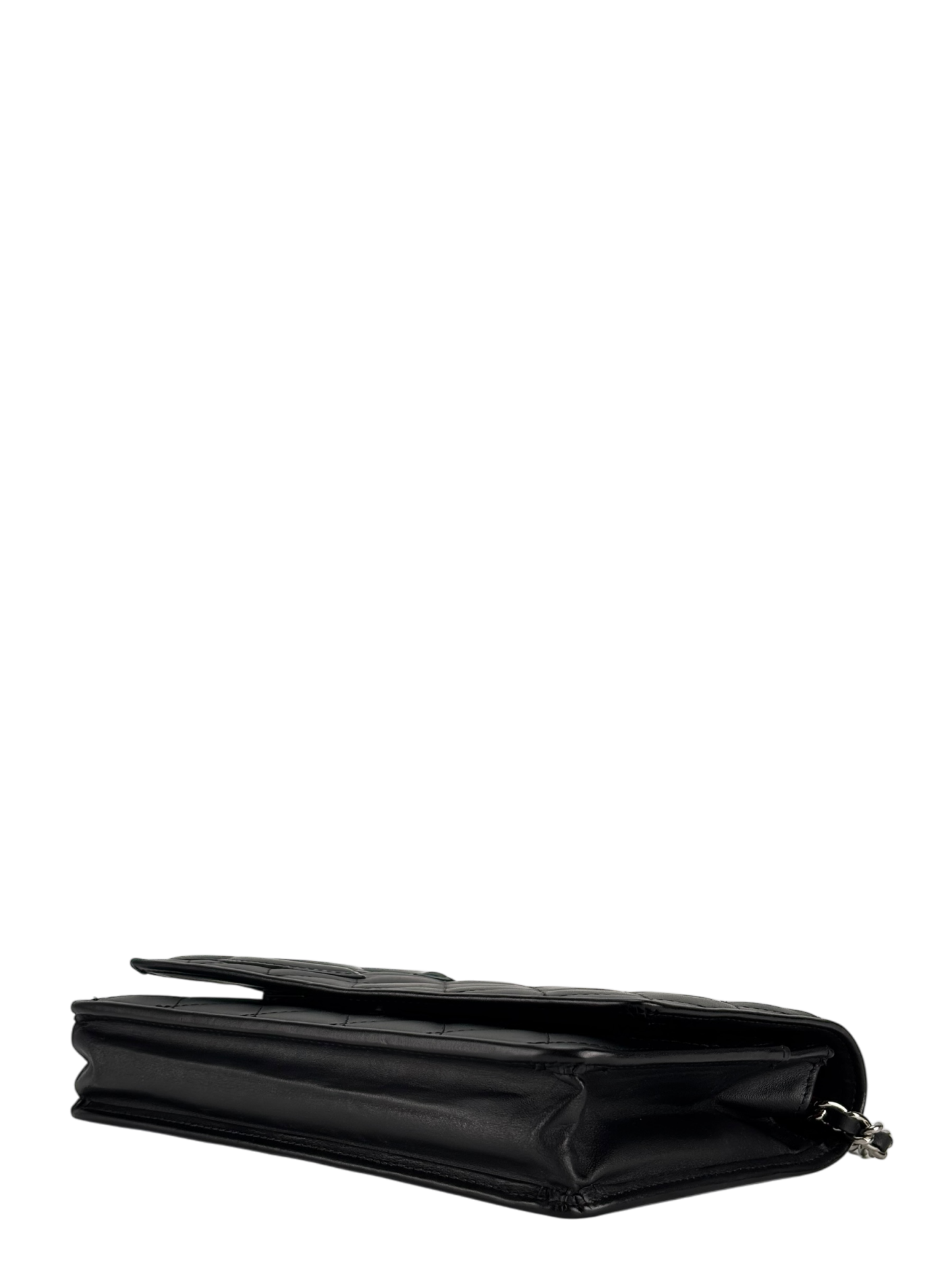 CHANEL - Black Calfskin Cambon Wallet On Chain (WOC)