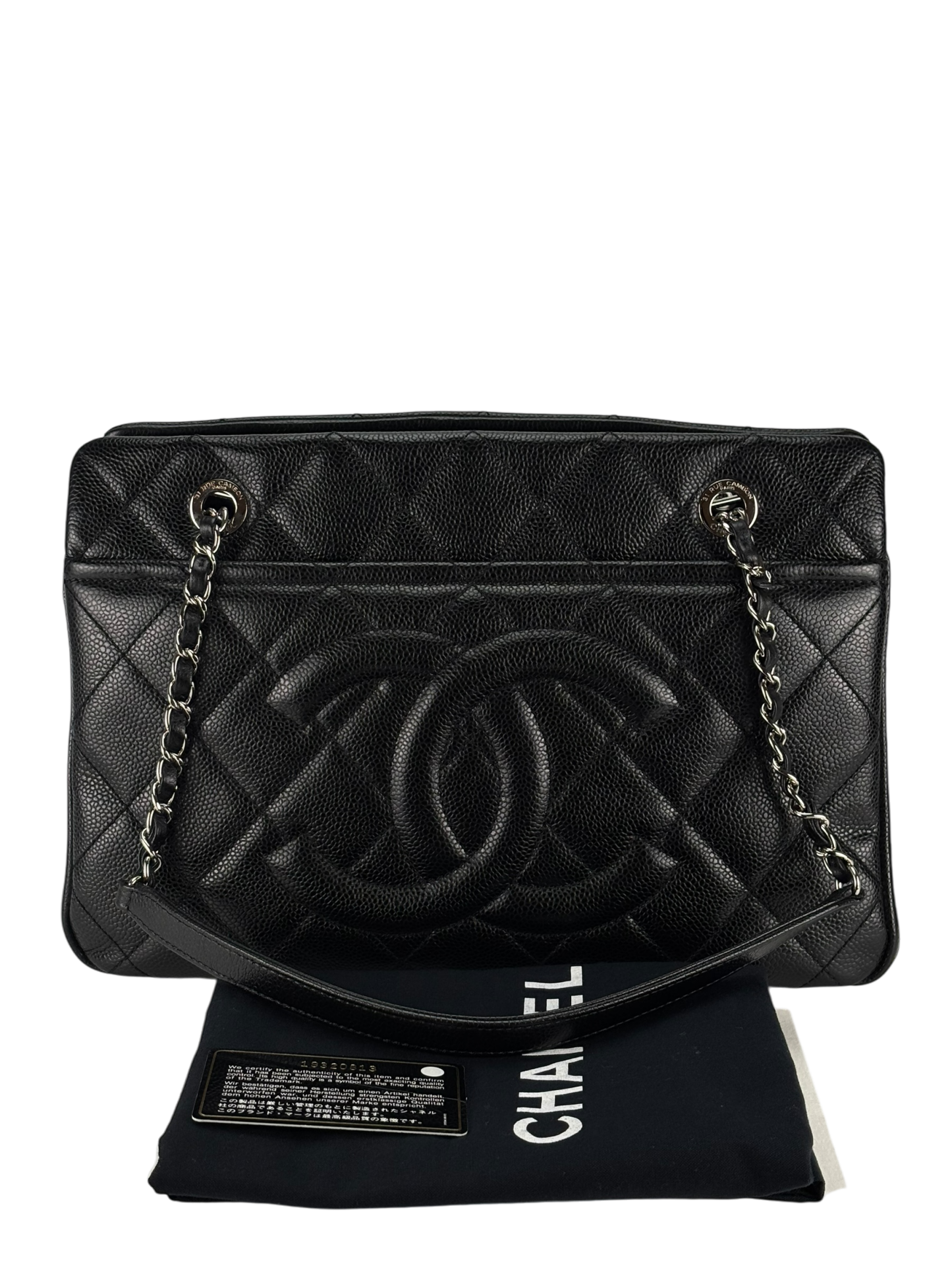 CHANEL - CHANEL - Timeless CC Soft Tote Black Caviar