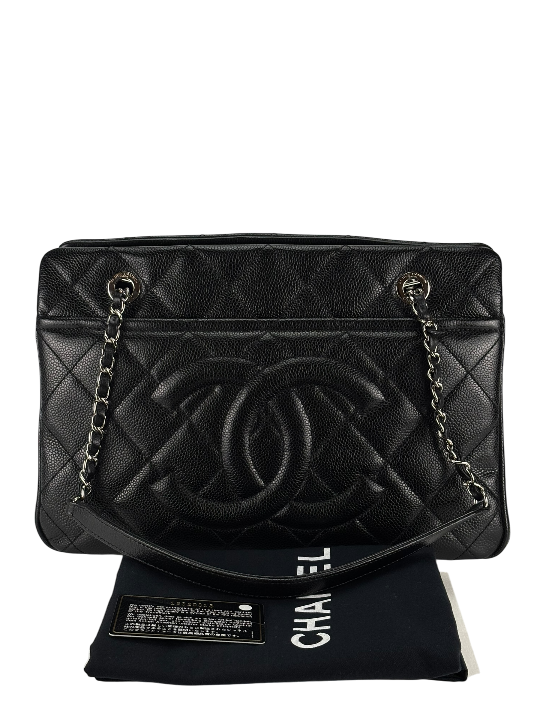 CHANEL - CHANEL - Timeless CC Soft Tote Black Caviar