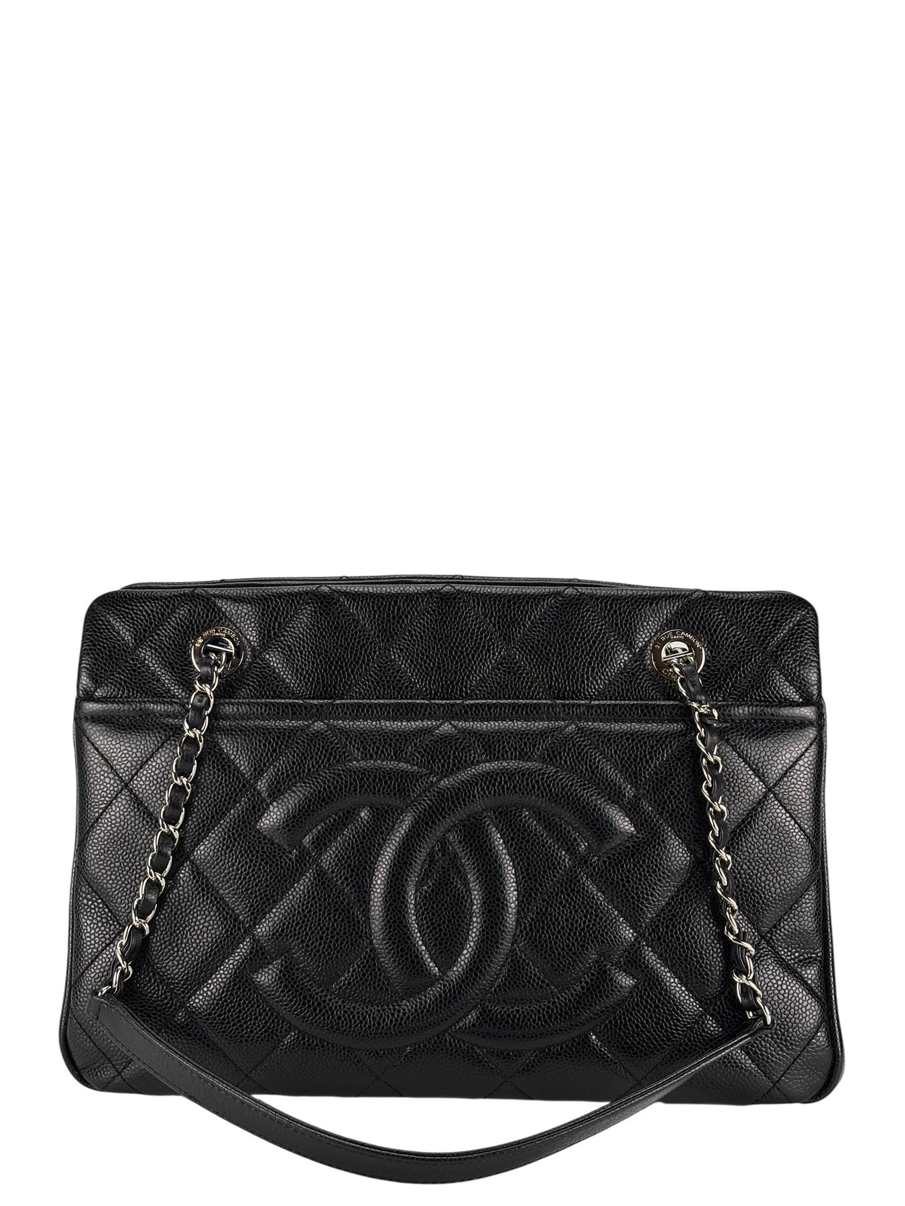 CHANEL - CHANEL - Timeless CC Soft Tote Black Caviar 