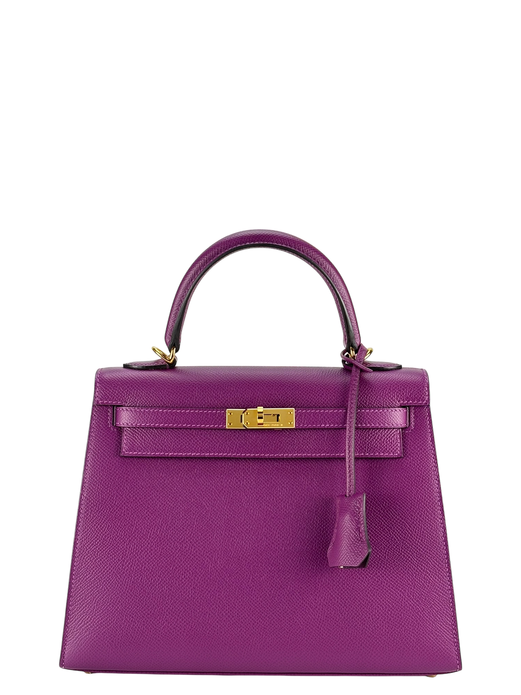 HERMES - Kelly 25 P9 Anemone Epsom Gold Hardware