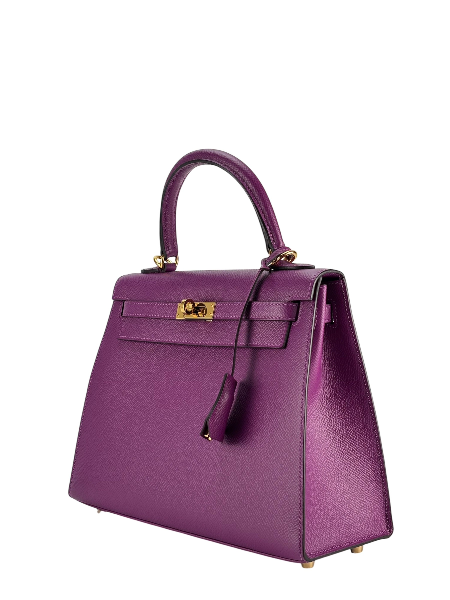 HERMES - Kelly 25 P9 Anemone Epsom Gold Hardware