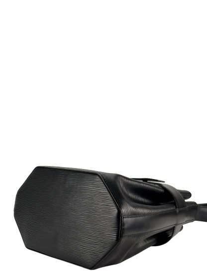 LOUIS VUITTON - Black Epi Louis Bag Bucket Bag