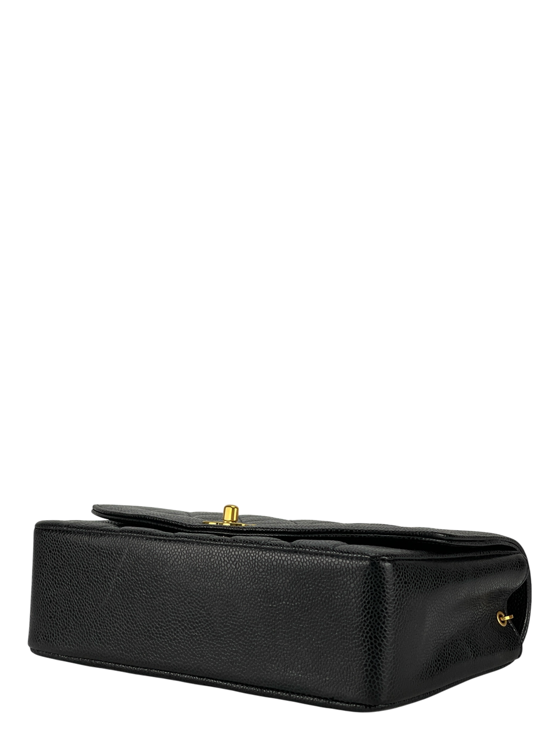 CHANEL - Black Caviar Medium Diana Shoulder Bag