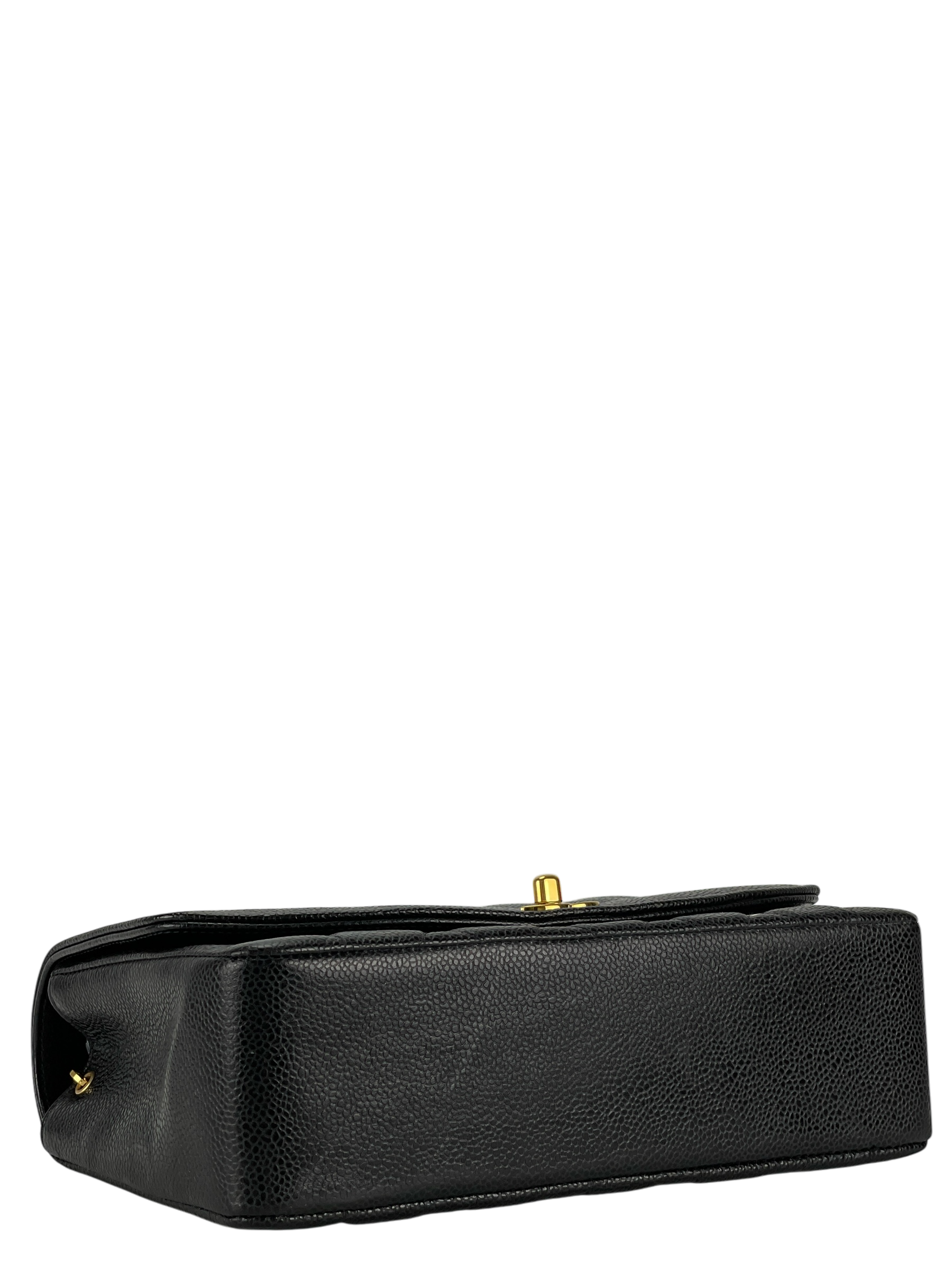 CHANEL - Black Caviar Medium Diana Shoulder Bag