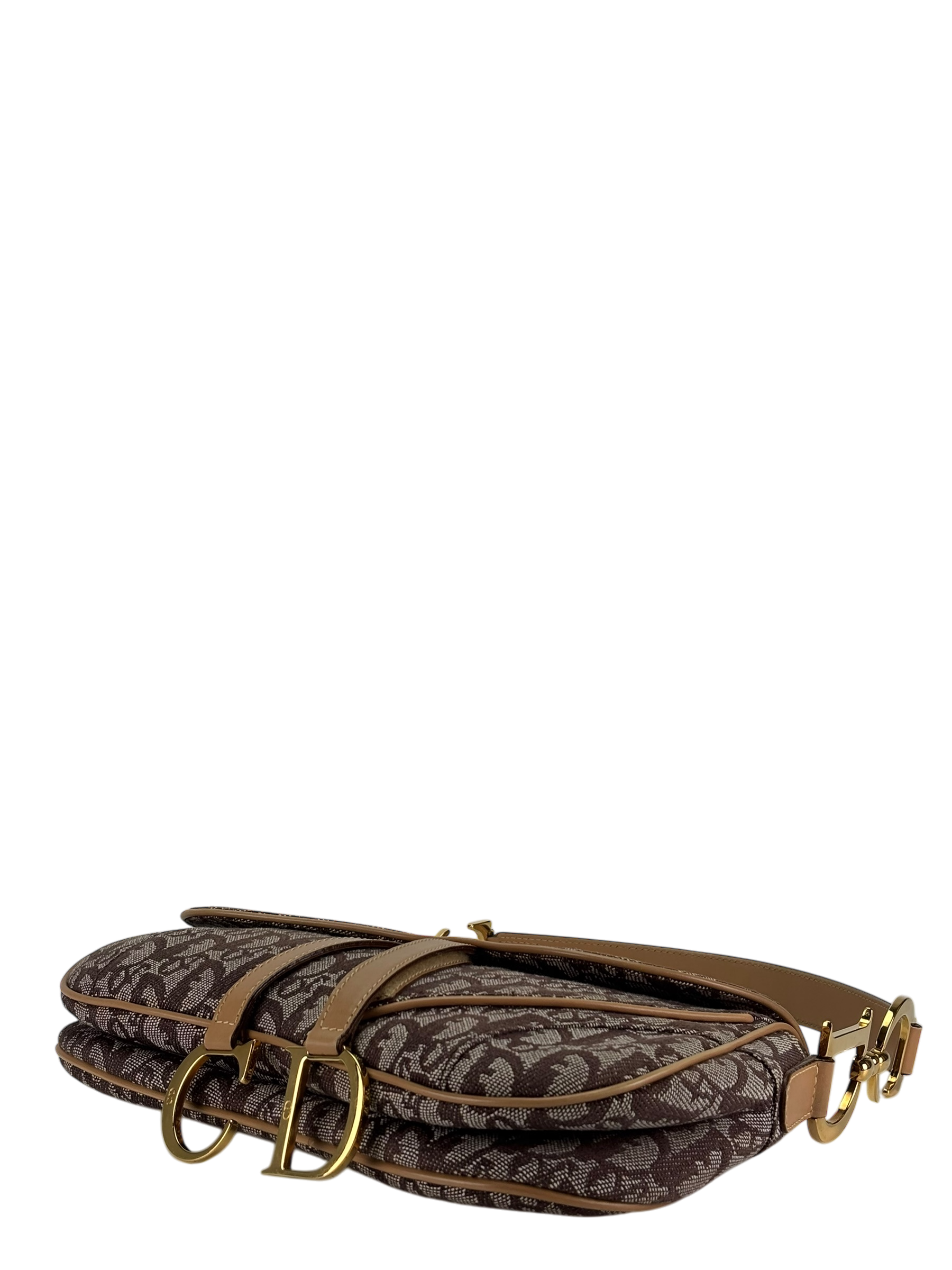 CHRISTIAN DIOR - Brown Trotter Double Saddle Shoulder Bag