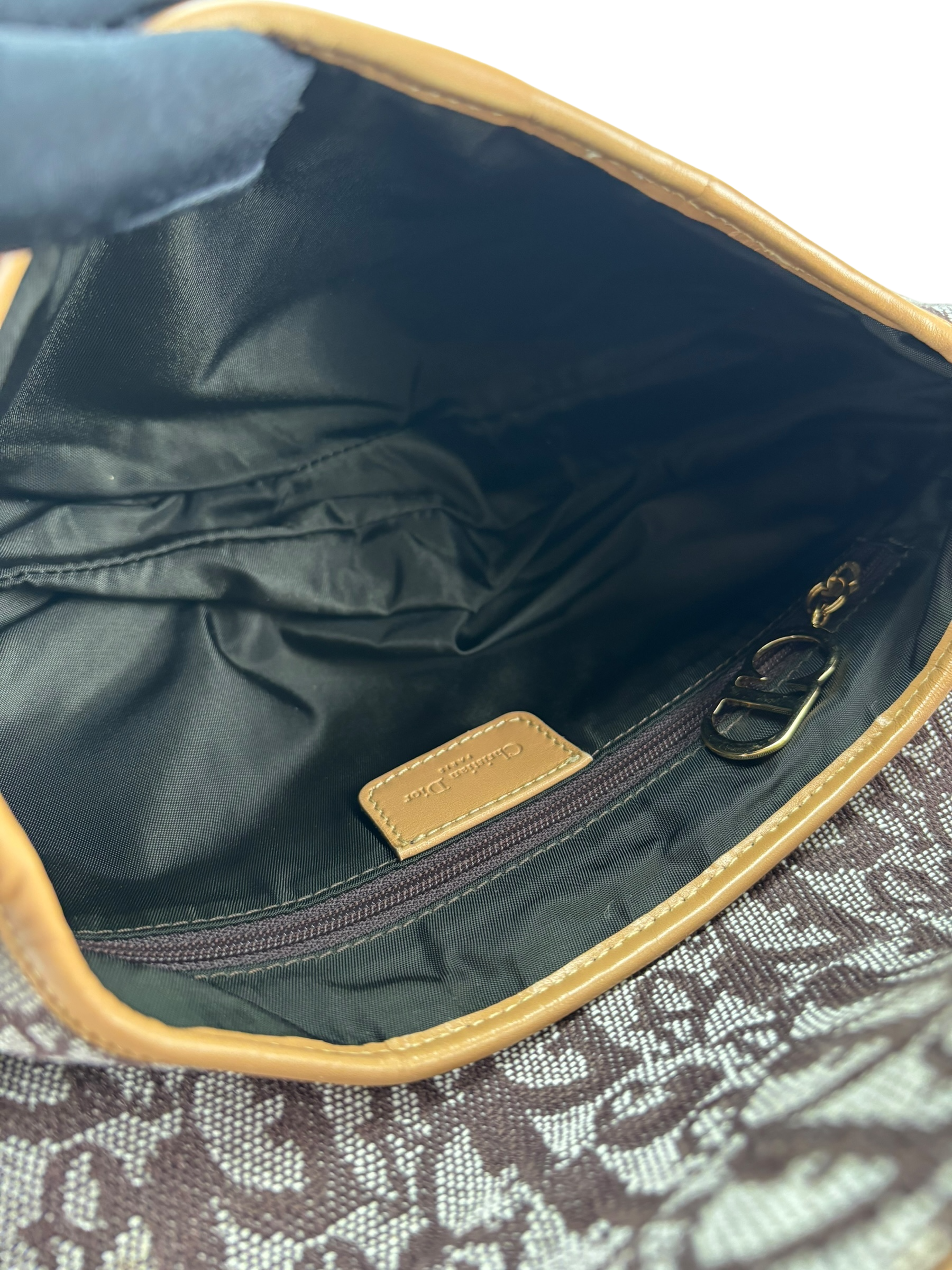 CHRISTIAN DIOR - Brown Trotter Double Saddle Shoulder Bag