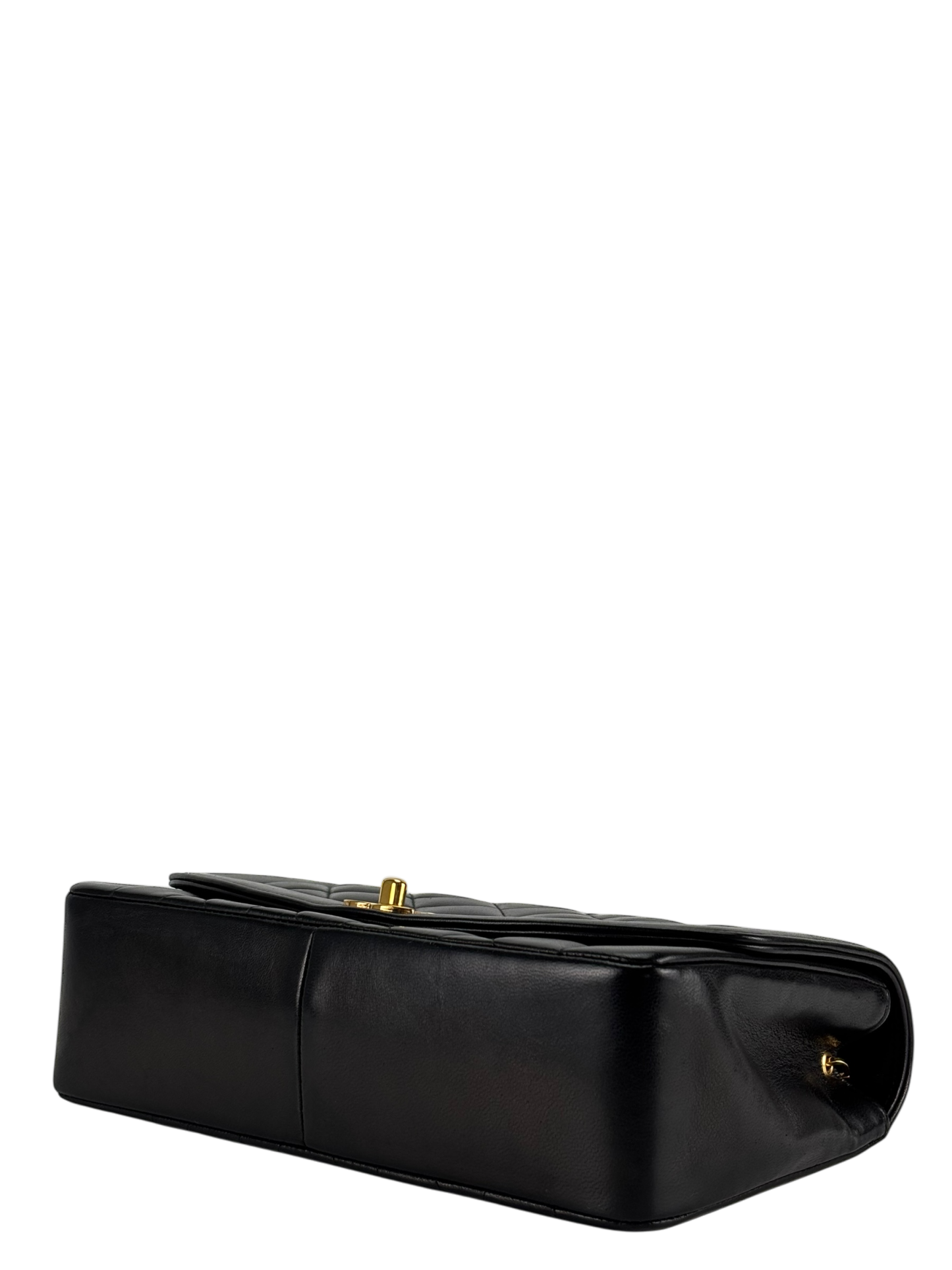 CHANEL - Black Lambskin Medium Diana Shoulder Bag