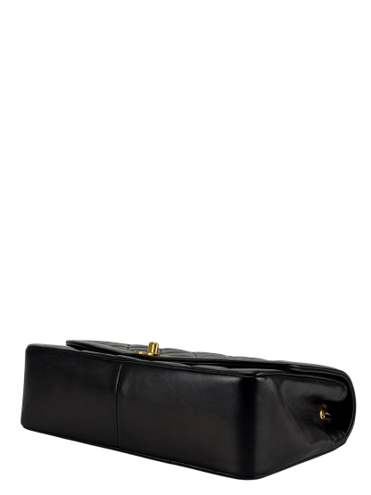 CHANEL - Black Lambskin Medium Diana Shoulder Bag