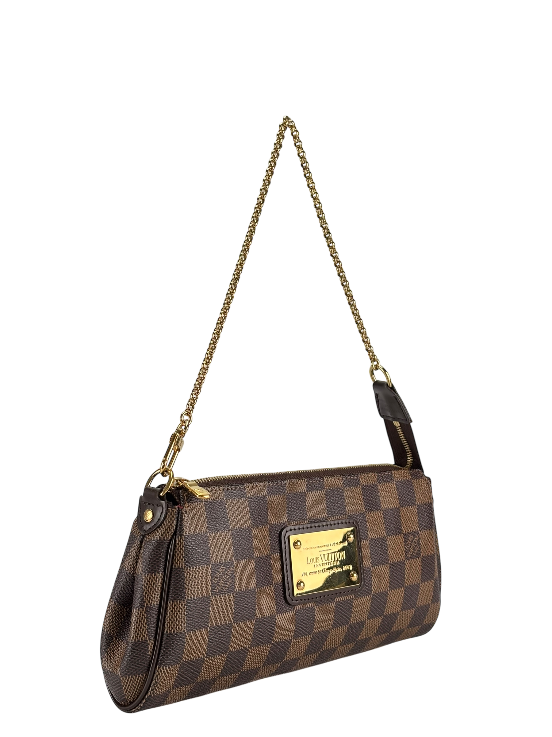 LOUIS VUITTON - Damier Ebene Eva 2way Shoulder Bag 