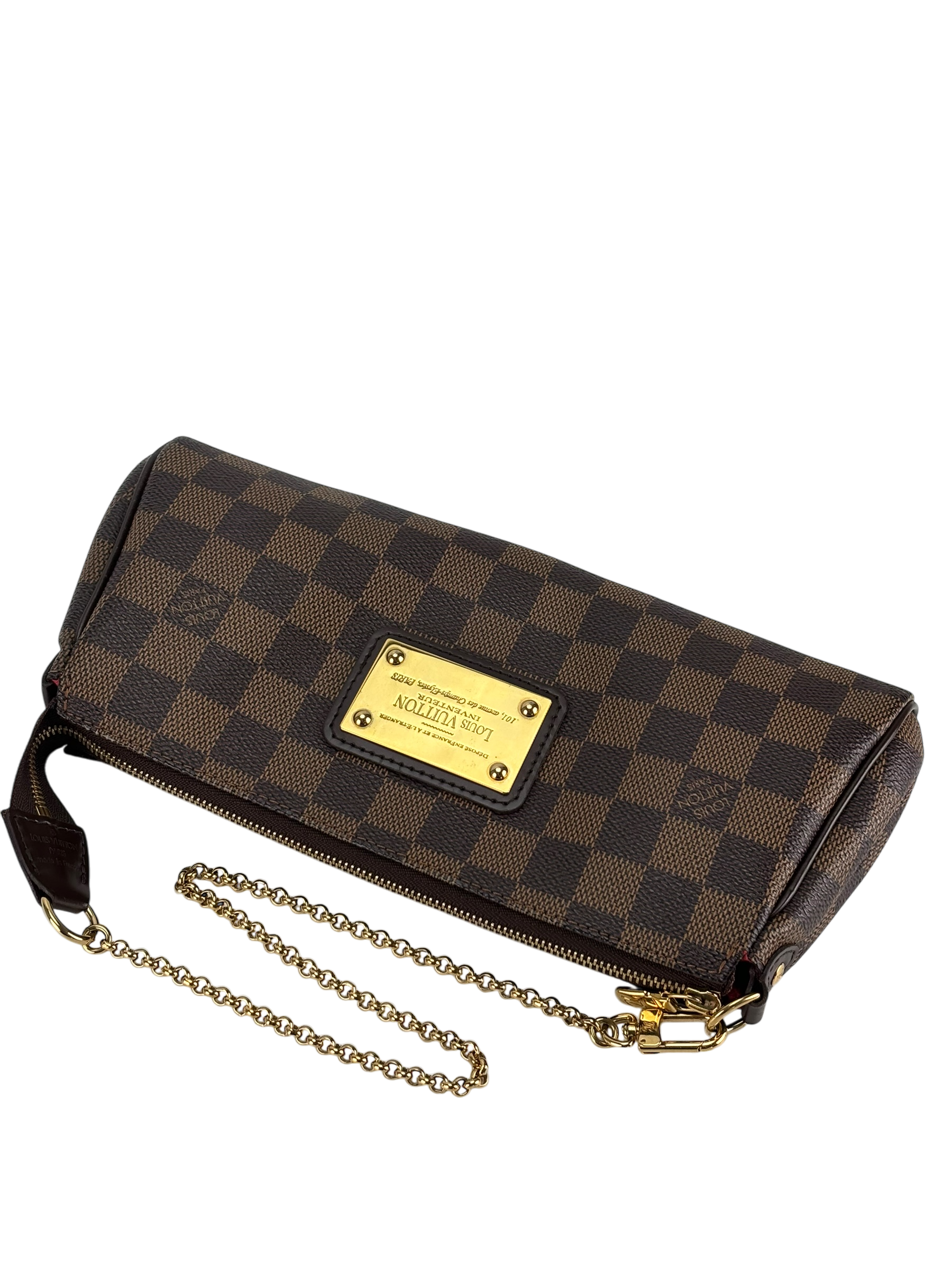 LOUIS VUITTON - Damier Ebene Eva 2way Shoulder Bag 