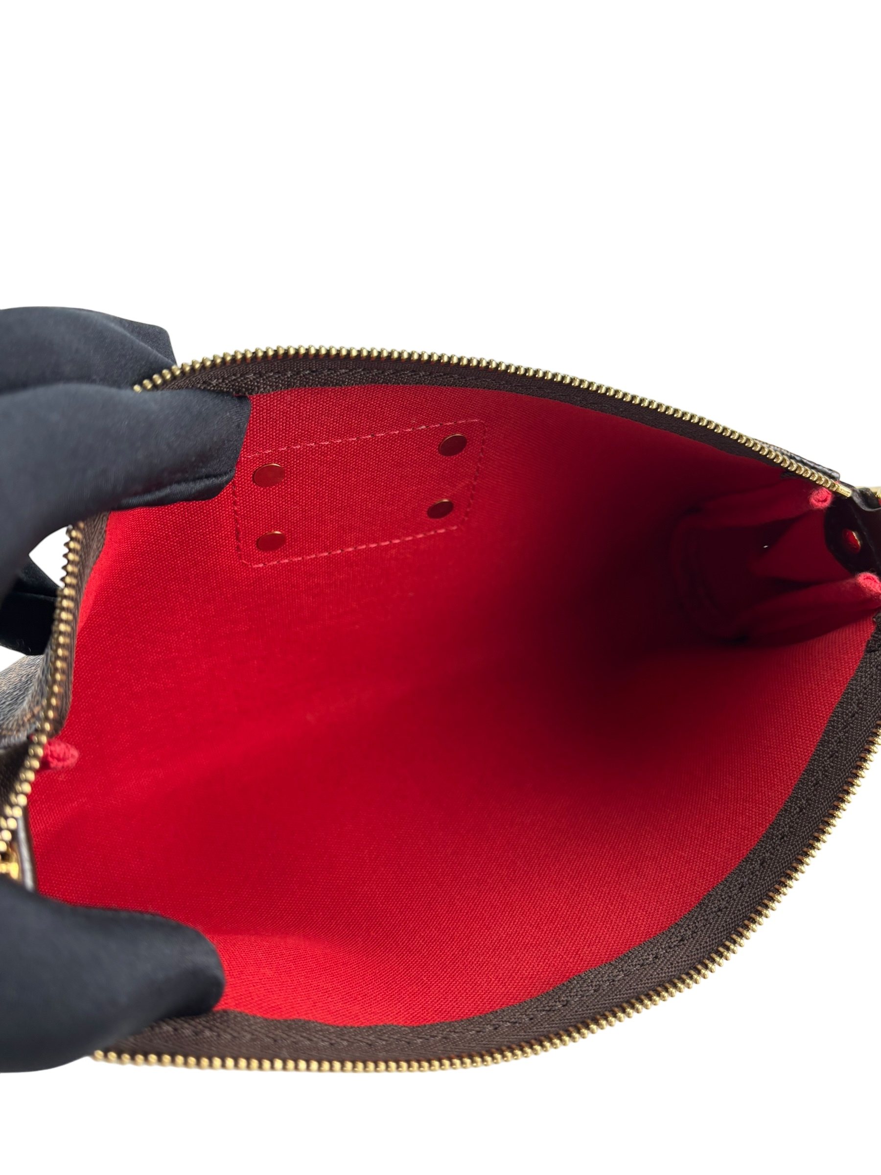 LOUIS VUITTON - Damier Ebene Eva 2way Shoulder Bag 