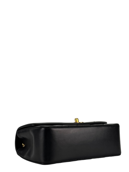 CHANEL - Black Lambskin Small Diana Shoulder Bag