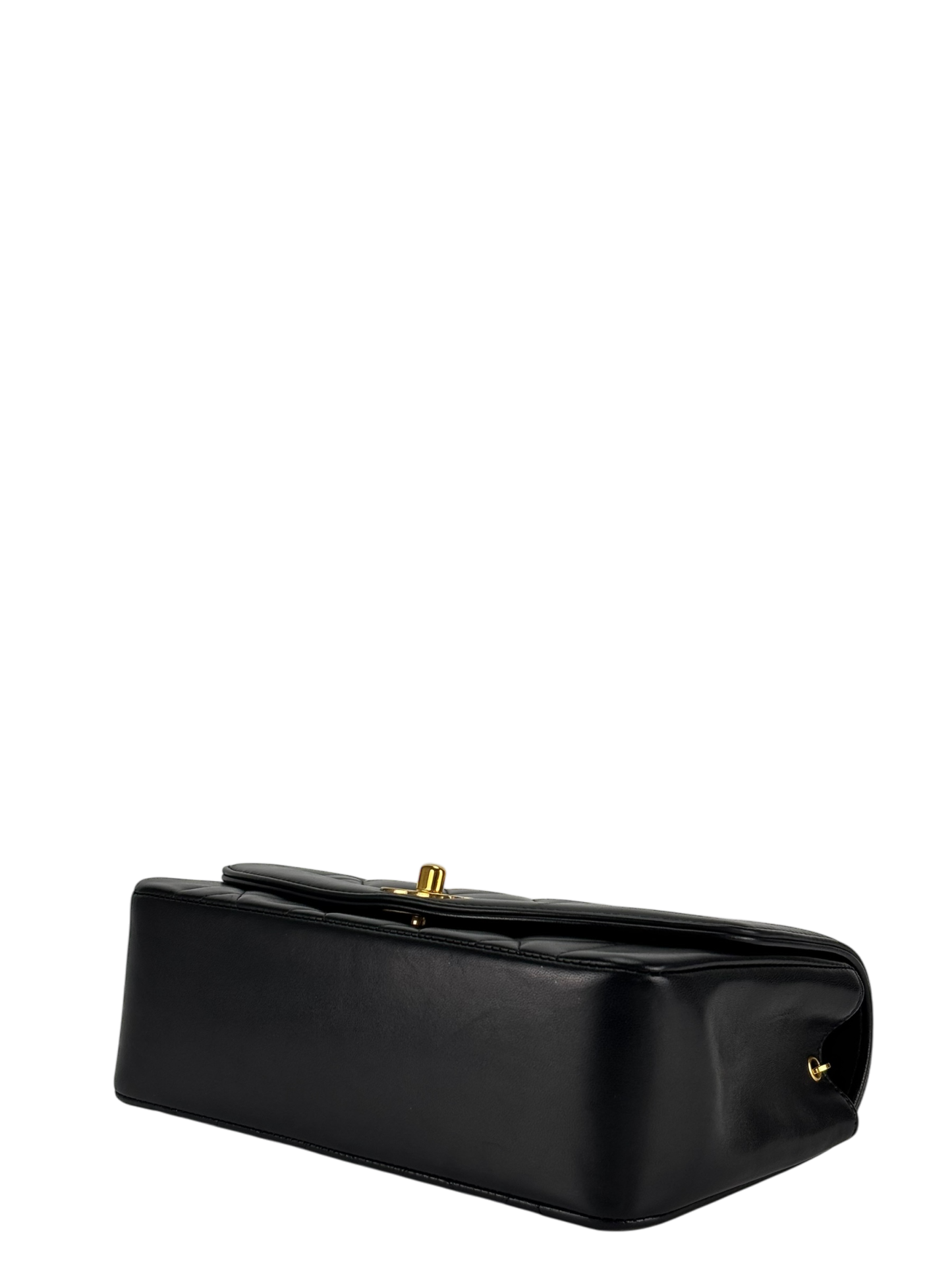 CHANEL - Black Lambskin Small Diana Shoulder Bag