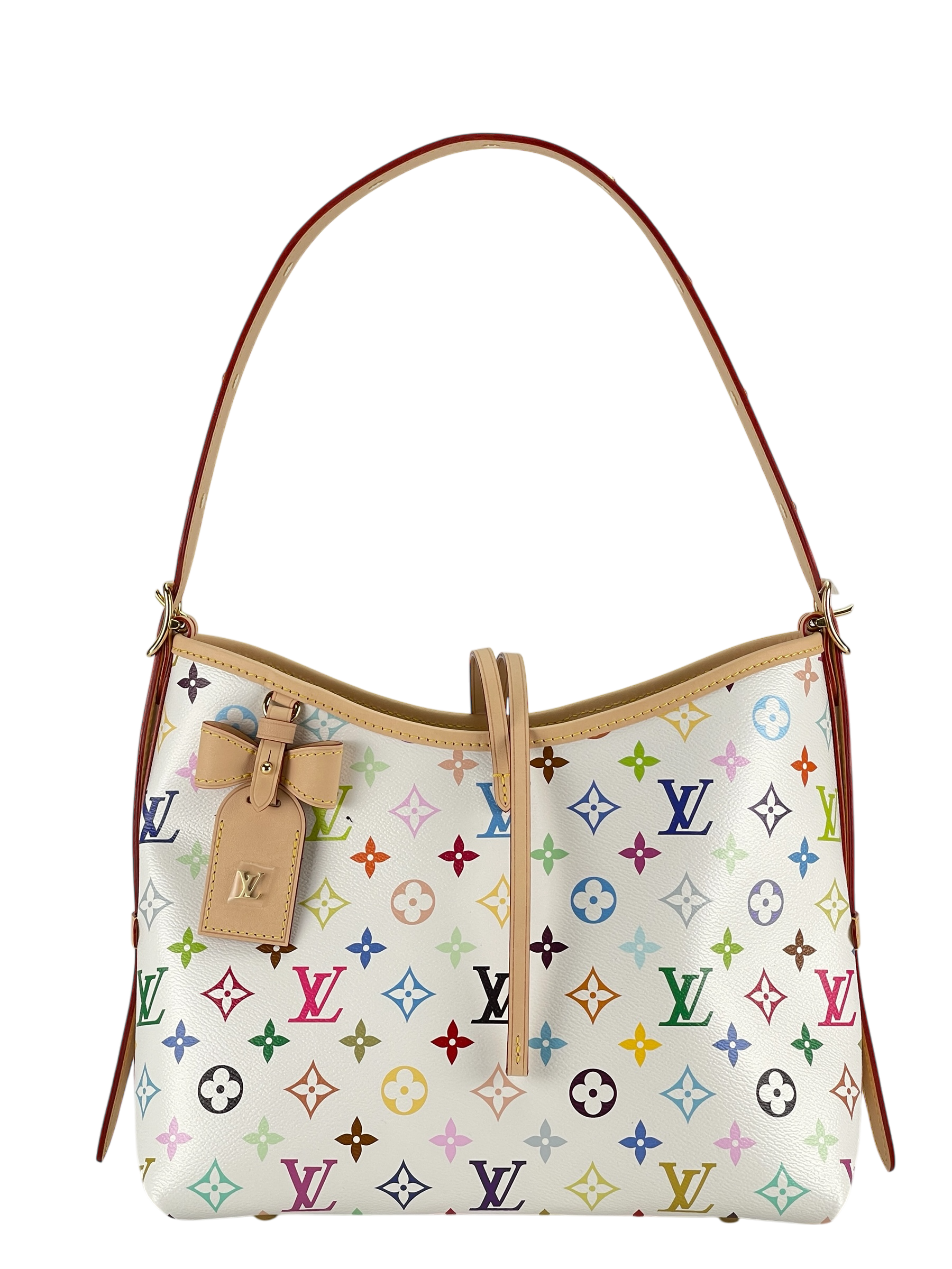LOUIS VUITTON - Takashi Murakami Carryall NM PM Multicolor White