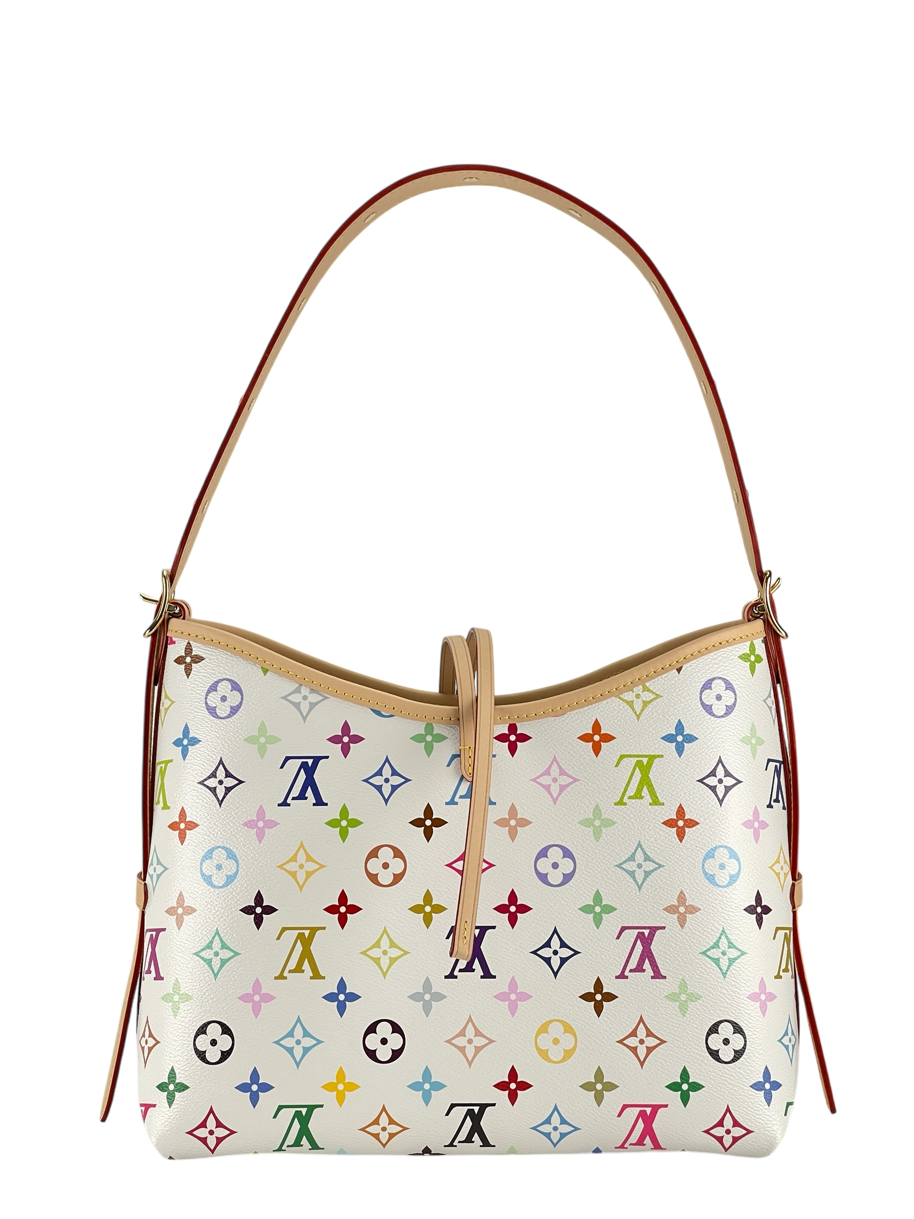 LOUIS VUITTON - Takashi Murakami Carryall NM PM Multicolor White