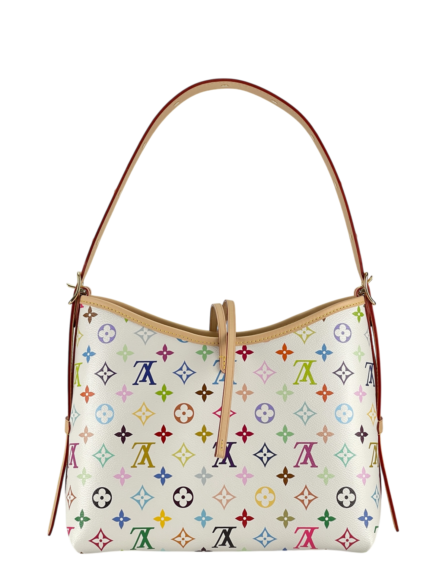 LOUIS VUITTON - Takashi Murakami Carryall NM PM Multicolor White
