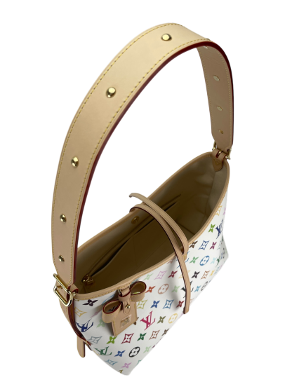 LOUIS VUITTON - Takashi Murakami Carryall NM PM Multicolor White