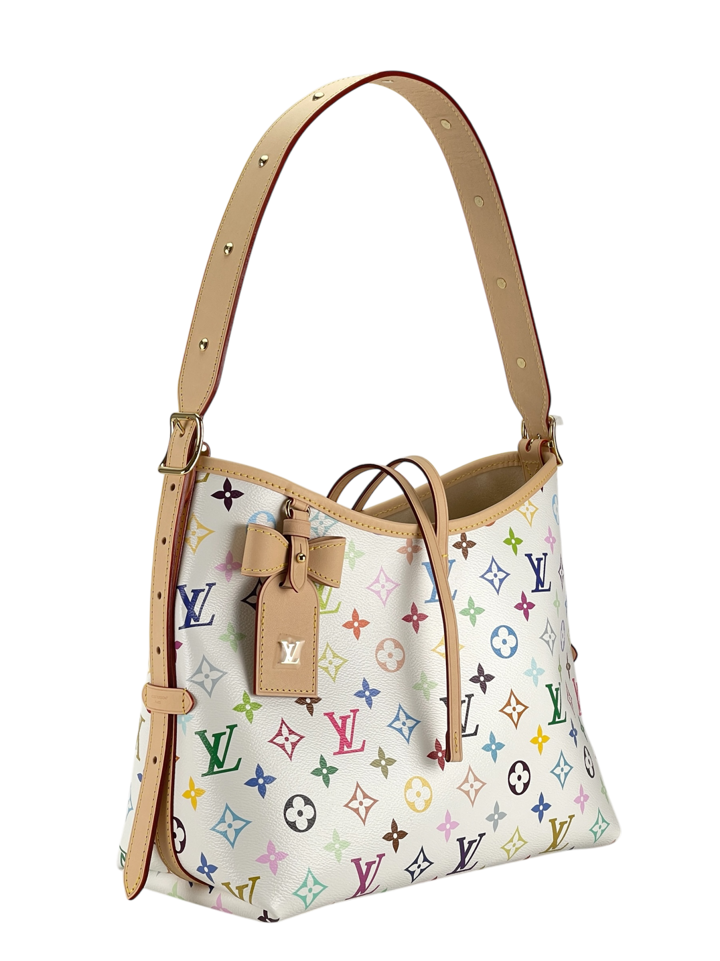 LOUIS VUITTON - Takashi Murakami Carryall NM PM Multicolor White