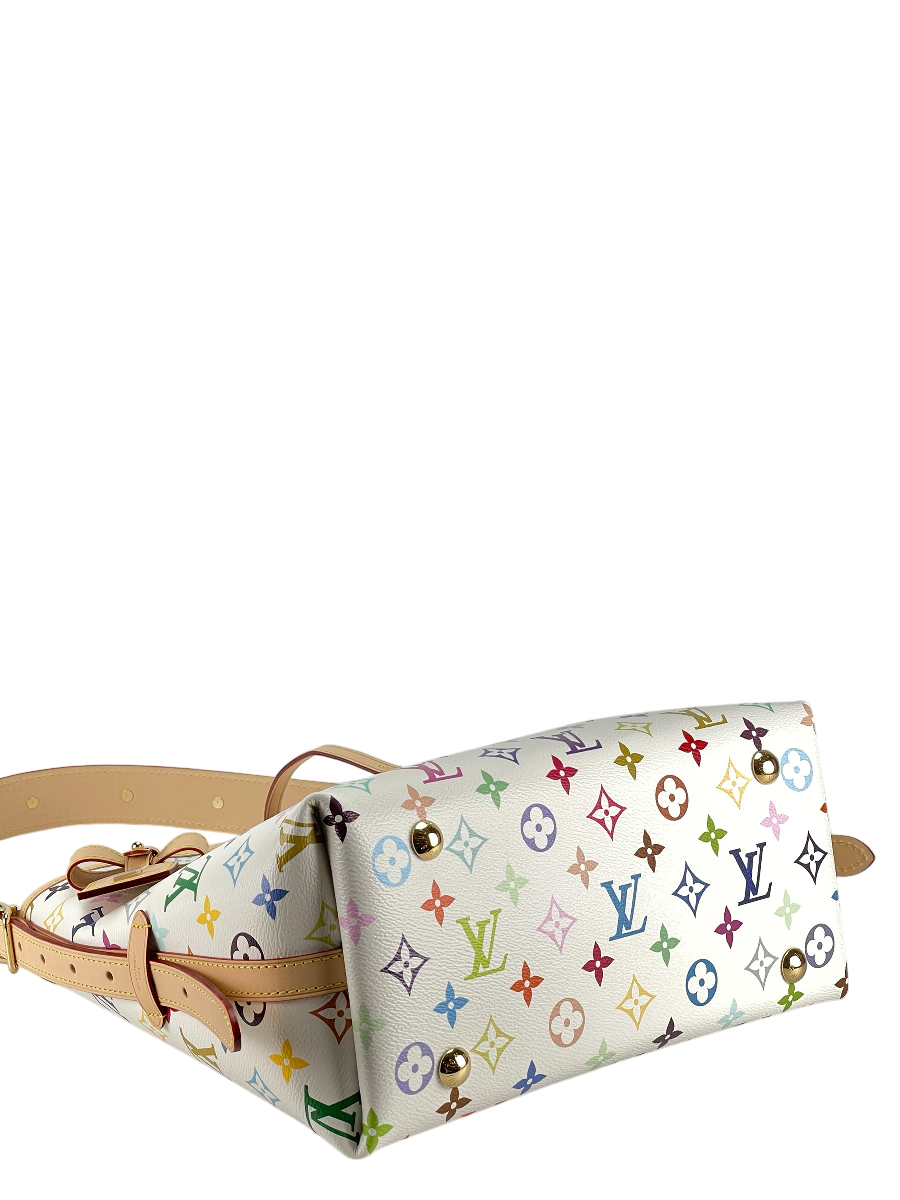 LOUIS VUITTON - Takashi Murakami Carryall NM PM Multicolor White