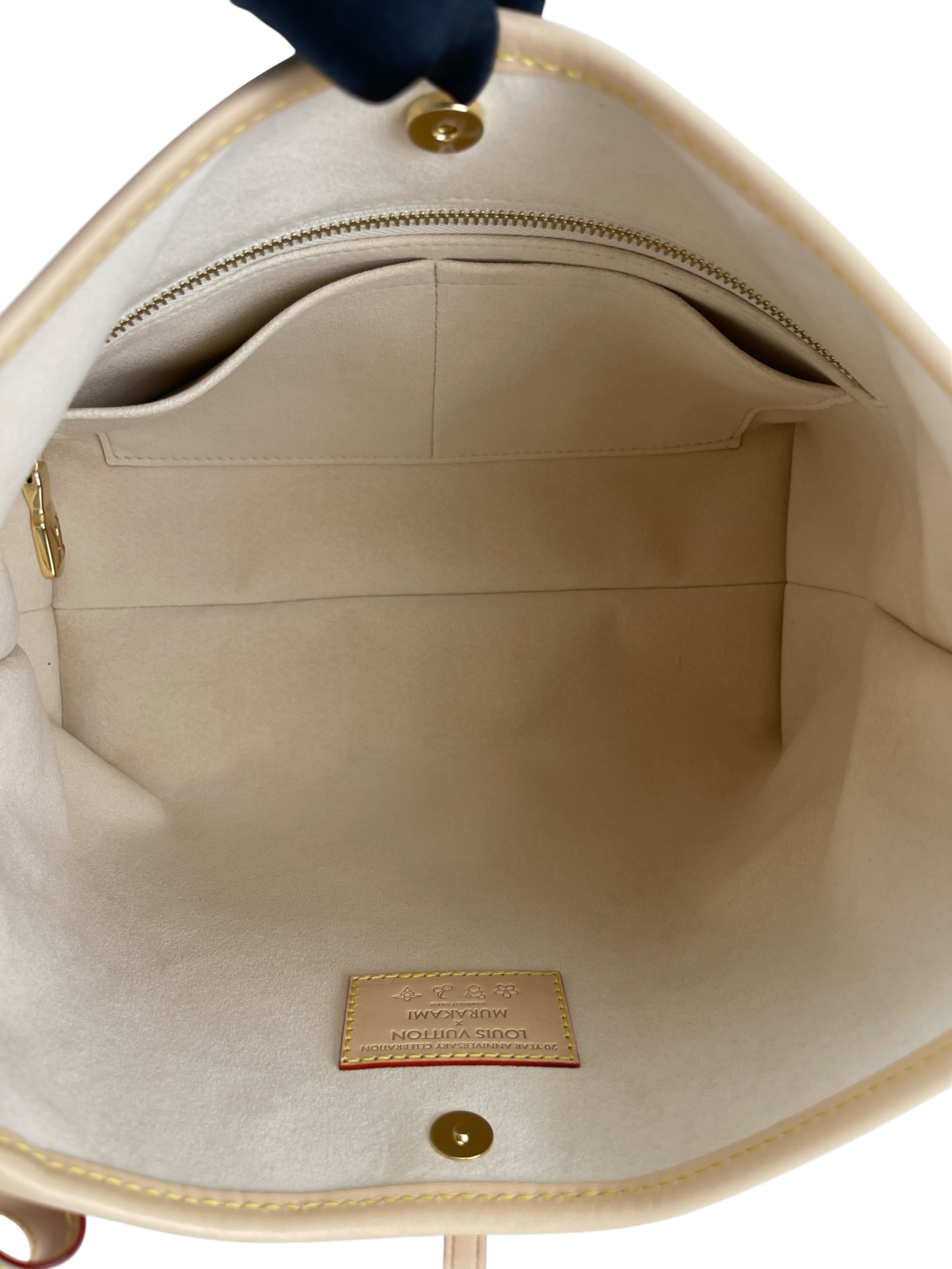 LOUIS VUITTON - Takashi Murakami Carryall NM PM Multicolor White