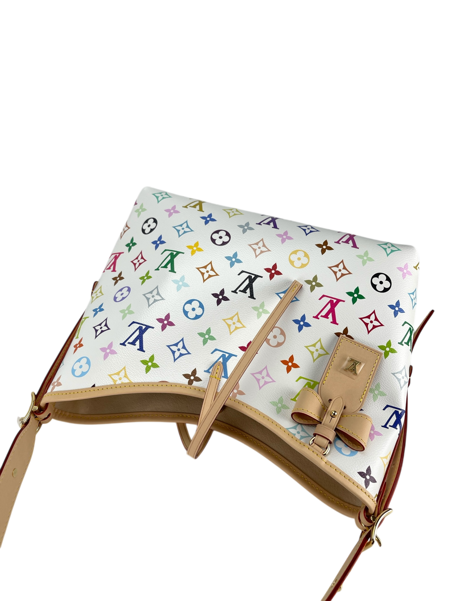 LOUIS VUITTON - Takashi Murakami Carryall NM PM Multicolor White