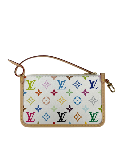 LOUIS VUITTON - Takashi Murakami Carryall NM PM Multicolor White