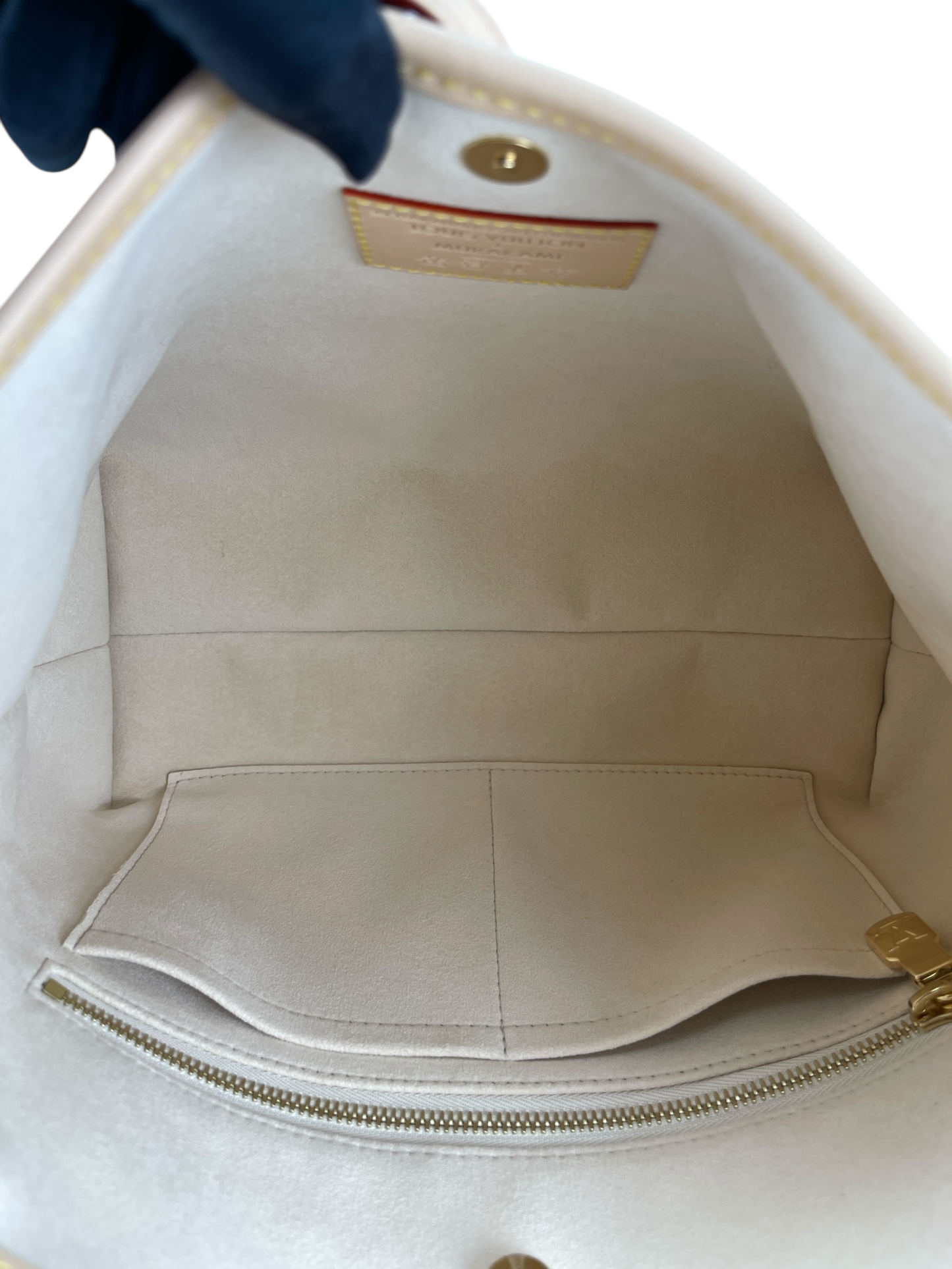 LOUIS VUITTON - Takashi Murakami Carryall NM PM Multicolor White
