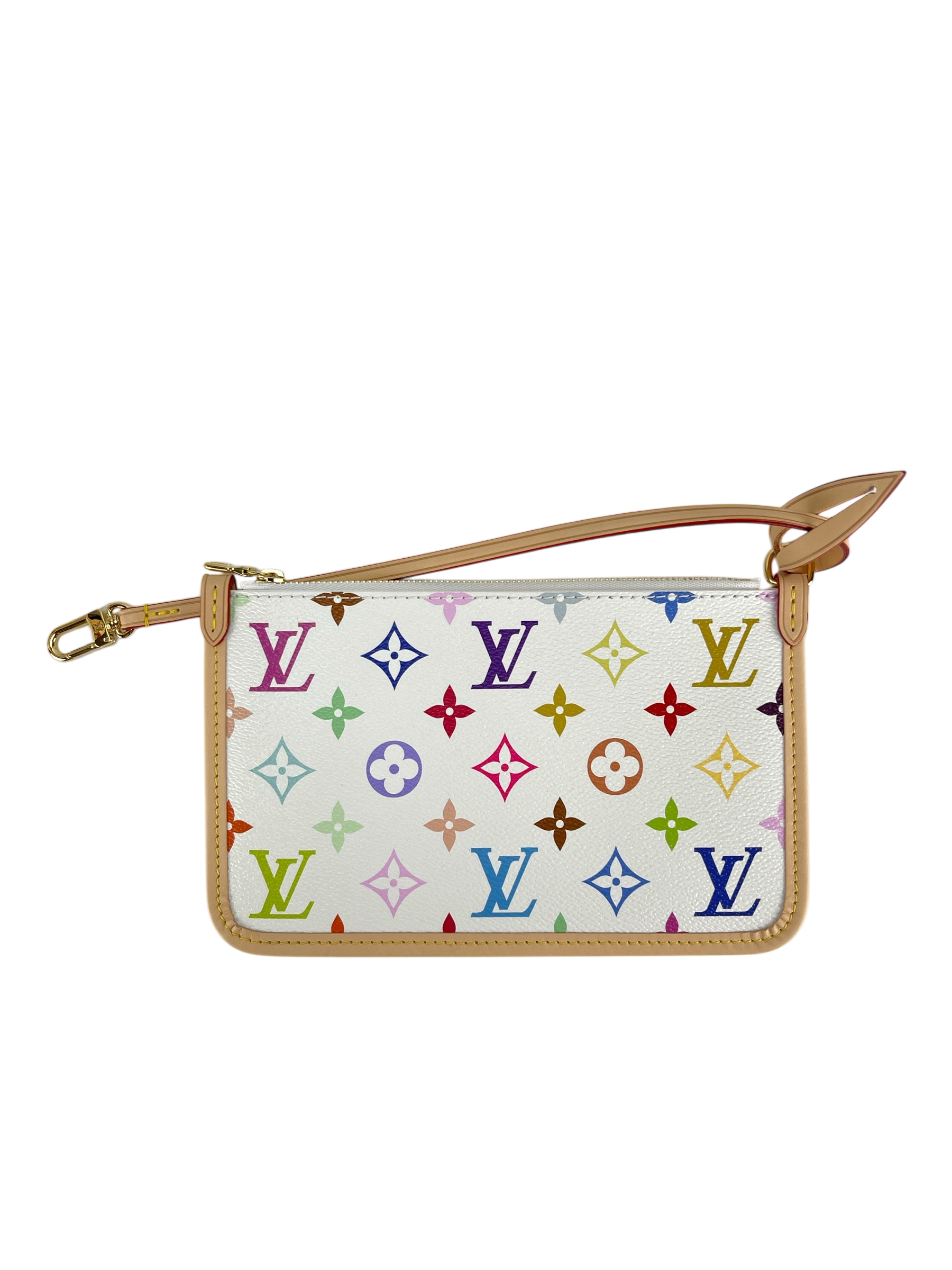 LOUIS VUITTON - Takashi Murakami Carryall NM PM Multicolor White