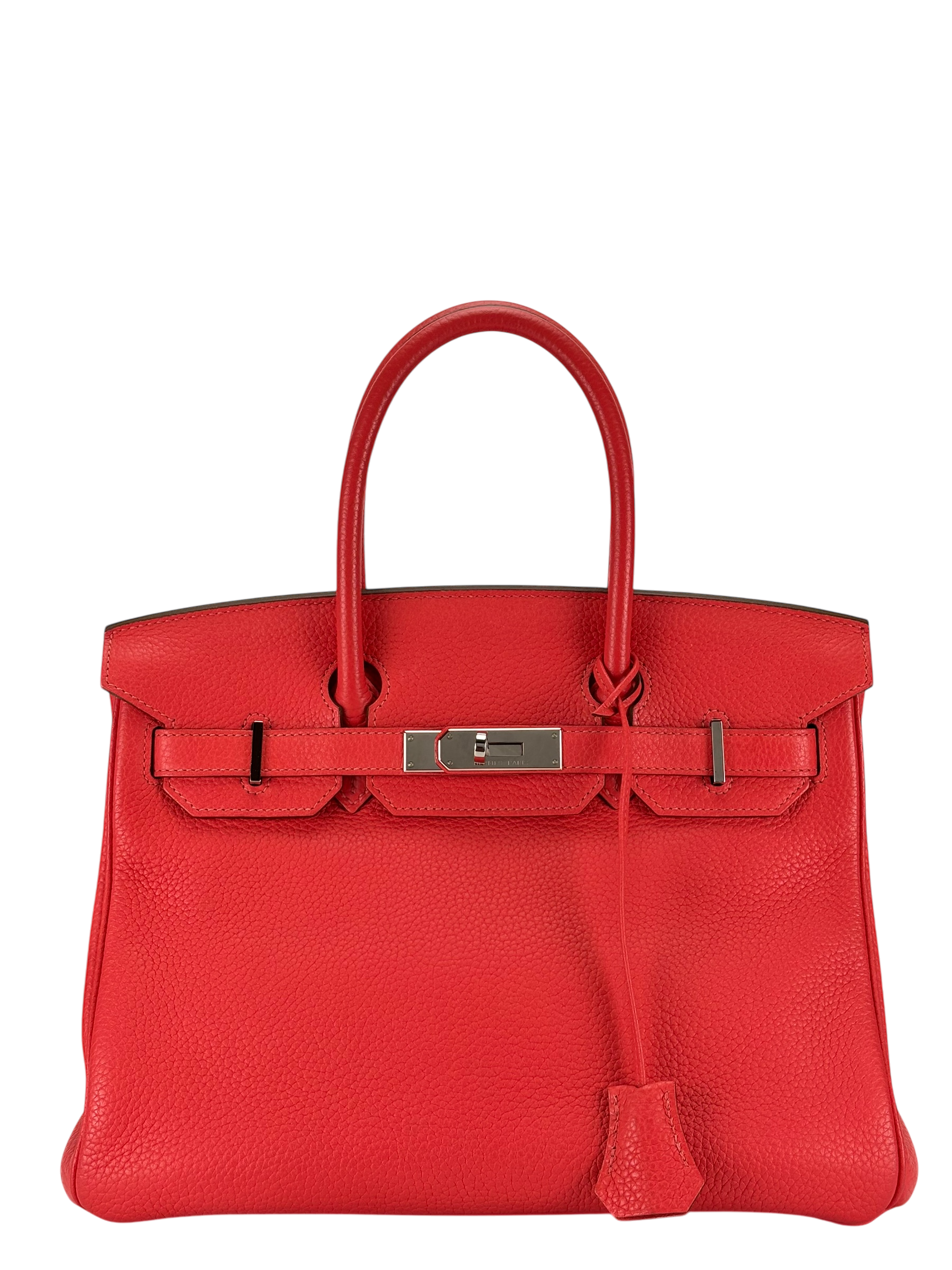 HERMES - Birkin 30 Rouge Pivoine Togo Palladium Hardware
