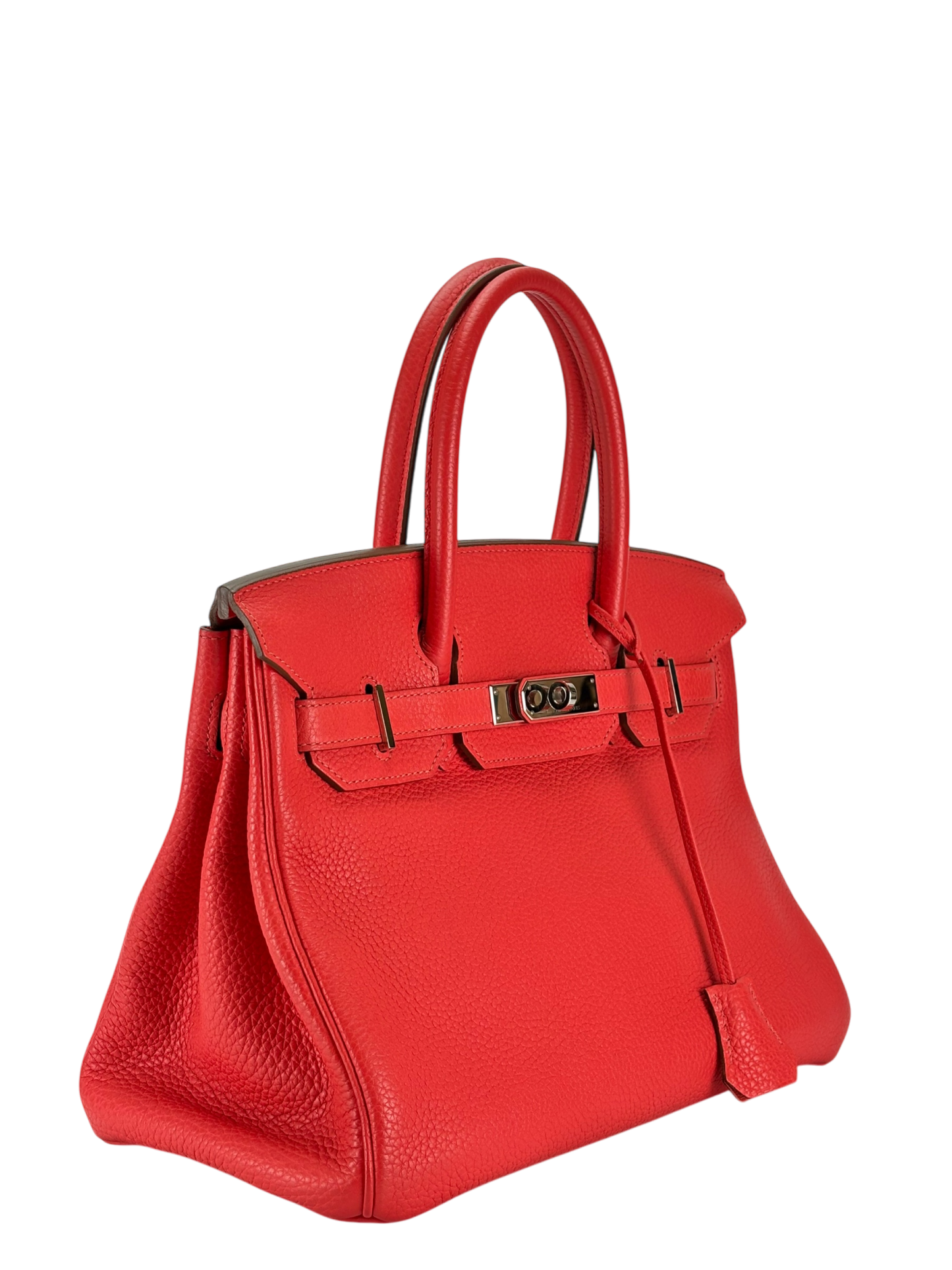 HERMES - Birkin 30 Rouge Pivoine Togo Palladium Hardware