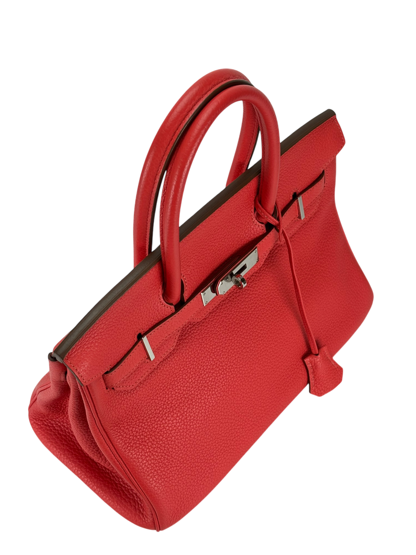 HERMES - Birkin 30 Rouge Pivoine Togo Palladium Hardware