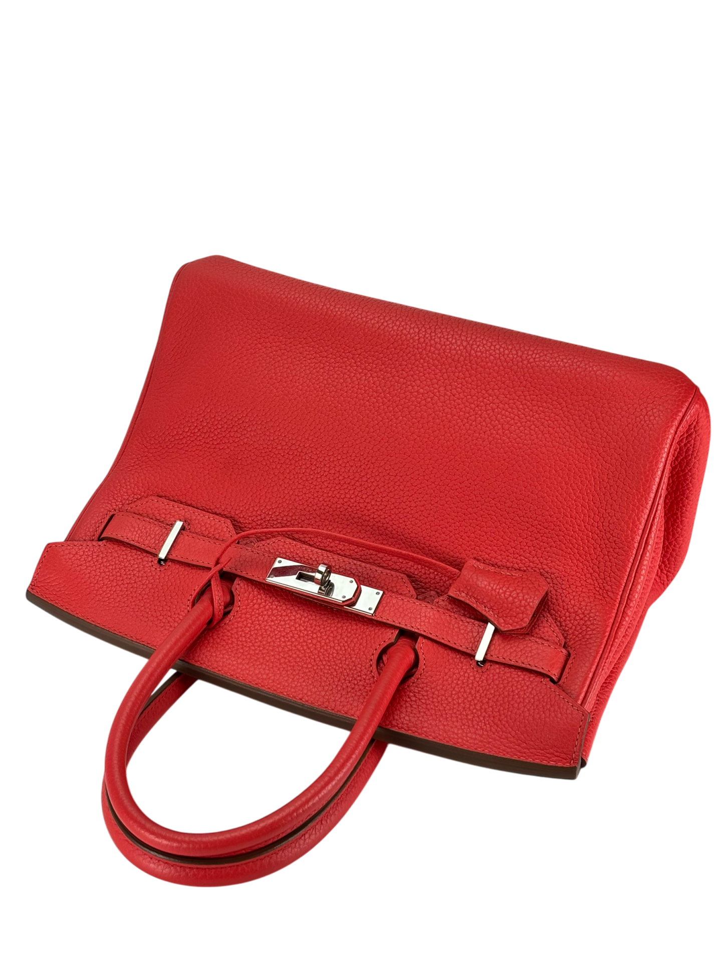 HERMES - Birkin 30 Rouge Pivoine Togo Palladium Hardware