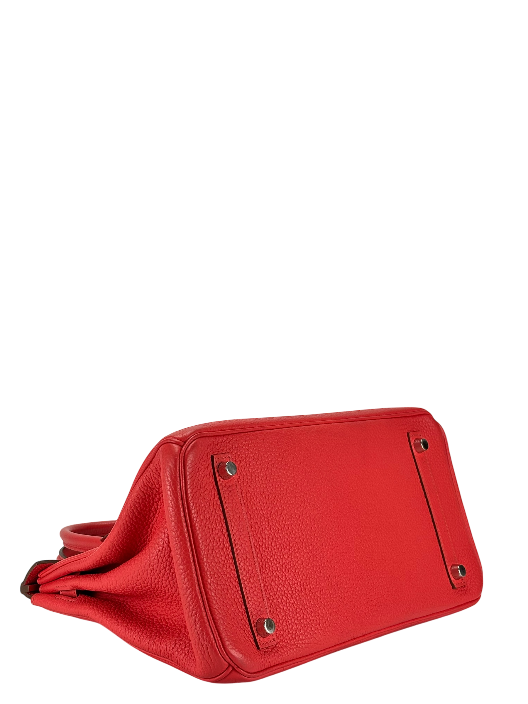 HERMES - Birkin 30 Rouge Pivoine Togo Palladium Hardware