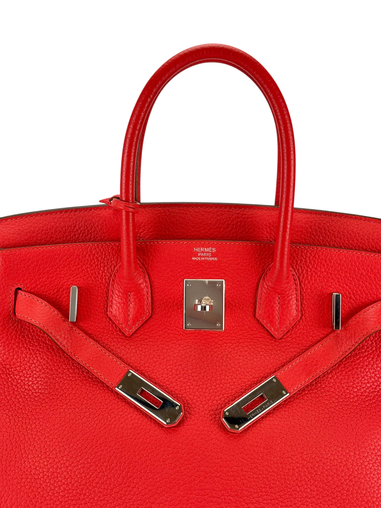 HERMES - Birkin 30 Rouge Pivoine Togo Palladium Hardware