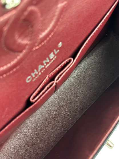 CHANEL - Medium Classic Double Flap Bag Black Caviar Sliver Hardware (CF25)