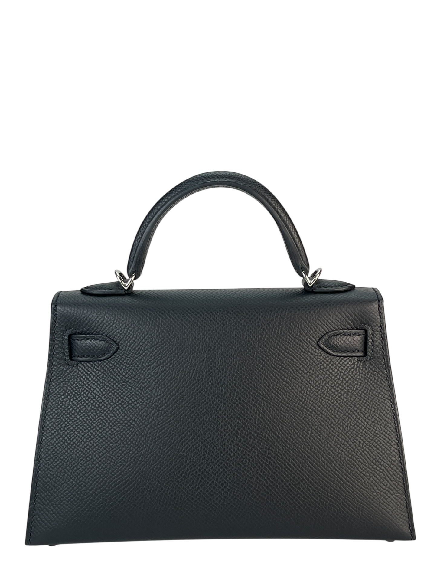HERMES - Mini Kelly 2 Noir Epsom Gold Palladium Hardware