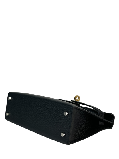 HERMES - Mini Kelly 2 Noir Epsom Gold Palladium Hardware