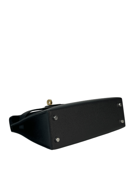 HERMES - Mini Kelly 2 Noir Epsom Gold Palladium Hardware