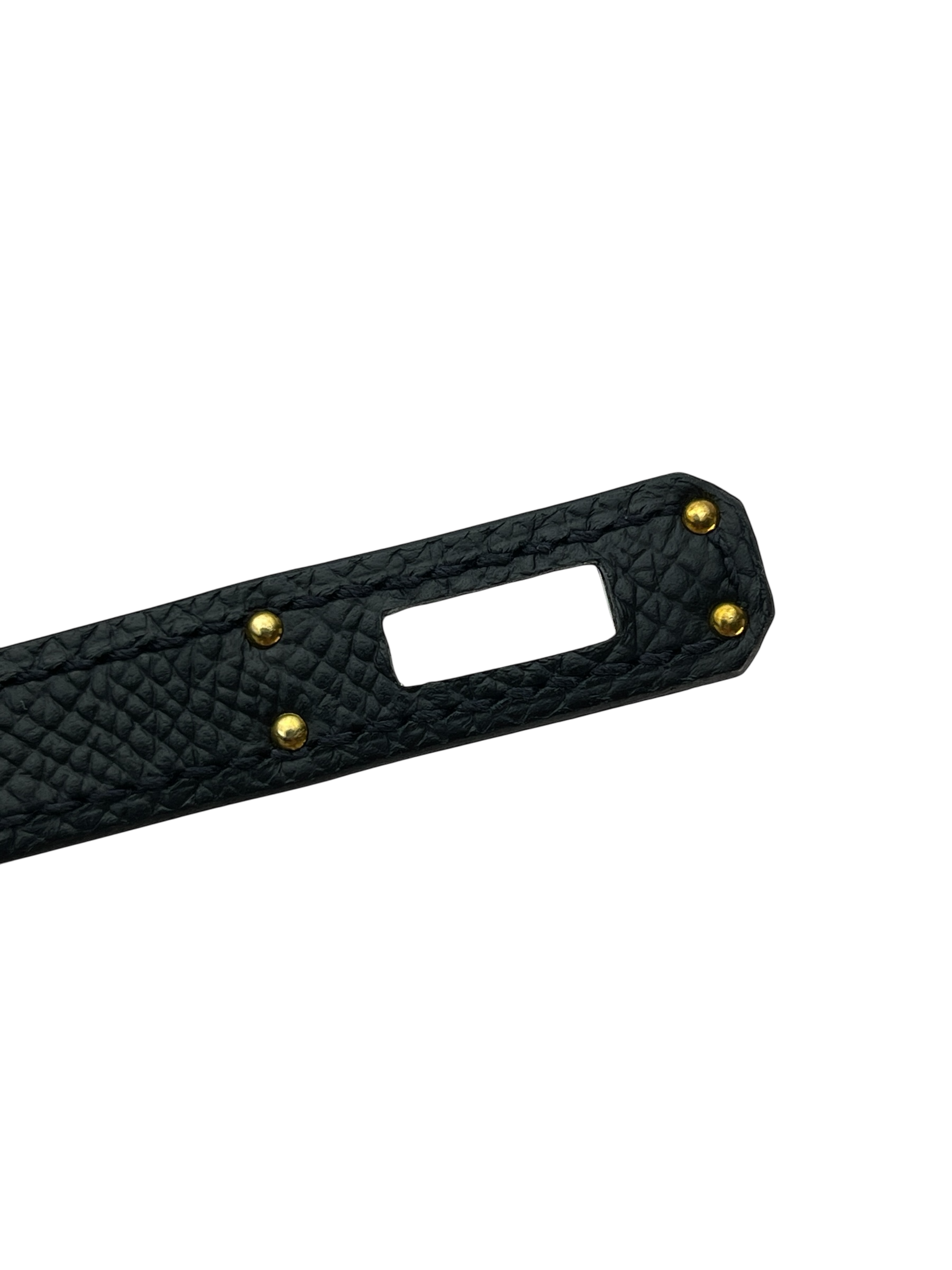 HERMES - Mini Kelly 2 Noir Epsom Gold Palladium Hardware