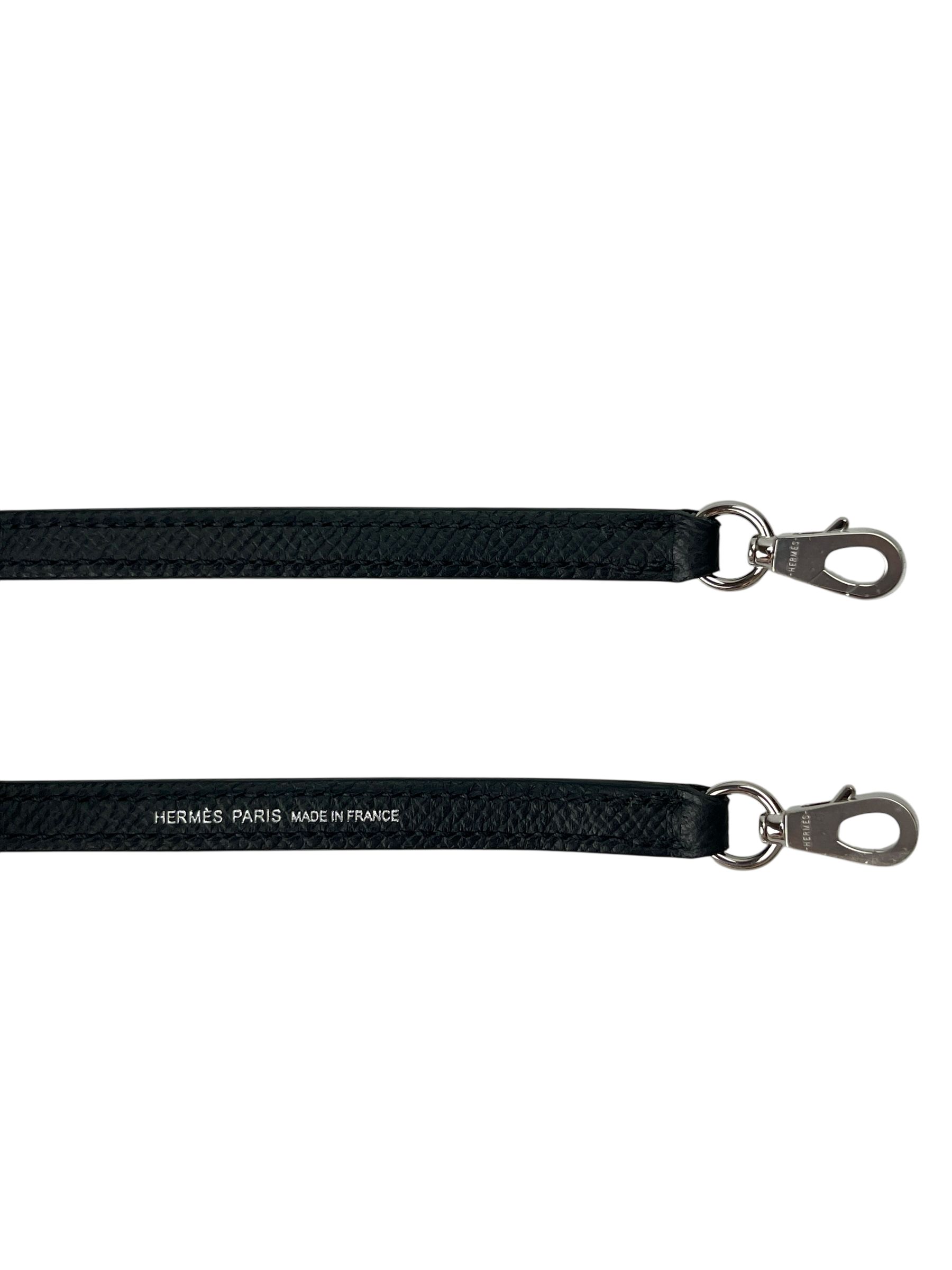 HERMES - Mini Kelly 2 Noir Epsom Gold Palladium Hardware