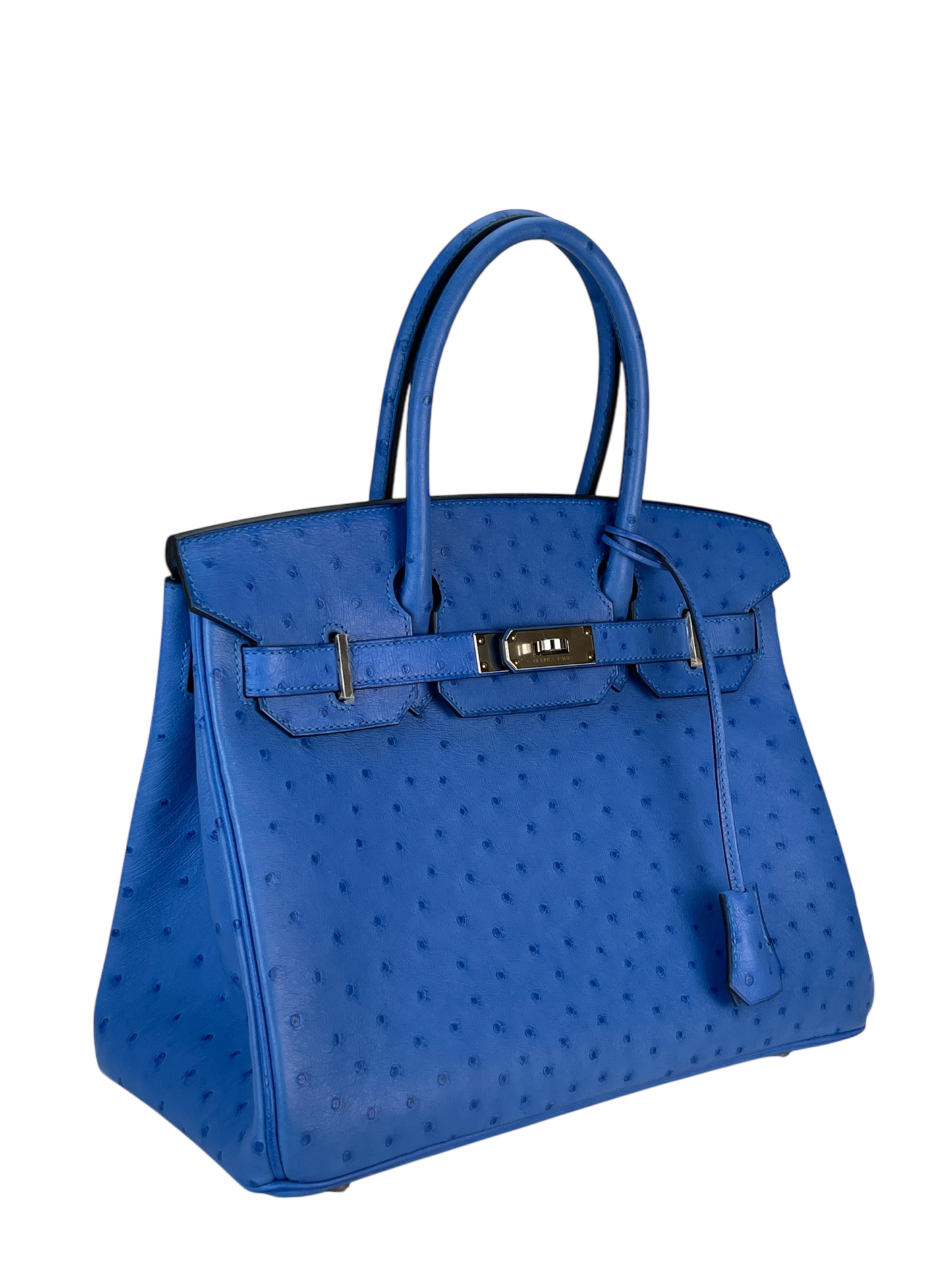 HERMES - Birkin 30 7Q My konos Ostrich leather Palladium Hardware