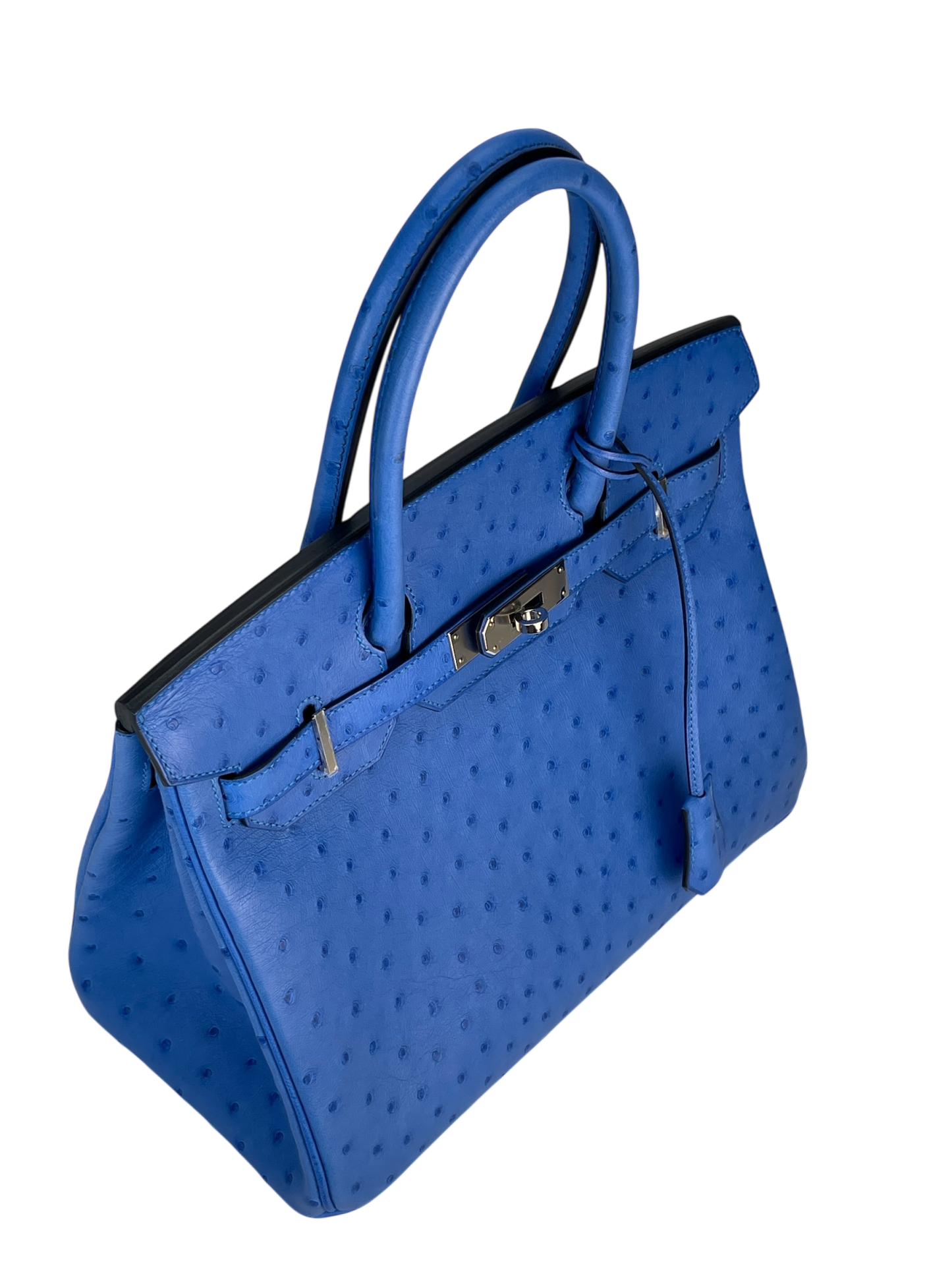 HERMES - Birkin 30 7Q My konos Ostrich leather Palladium Hardware