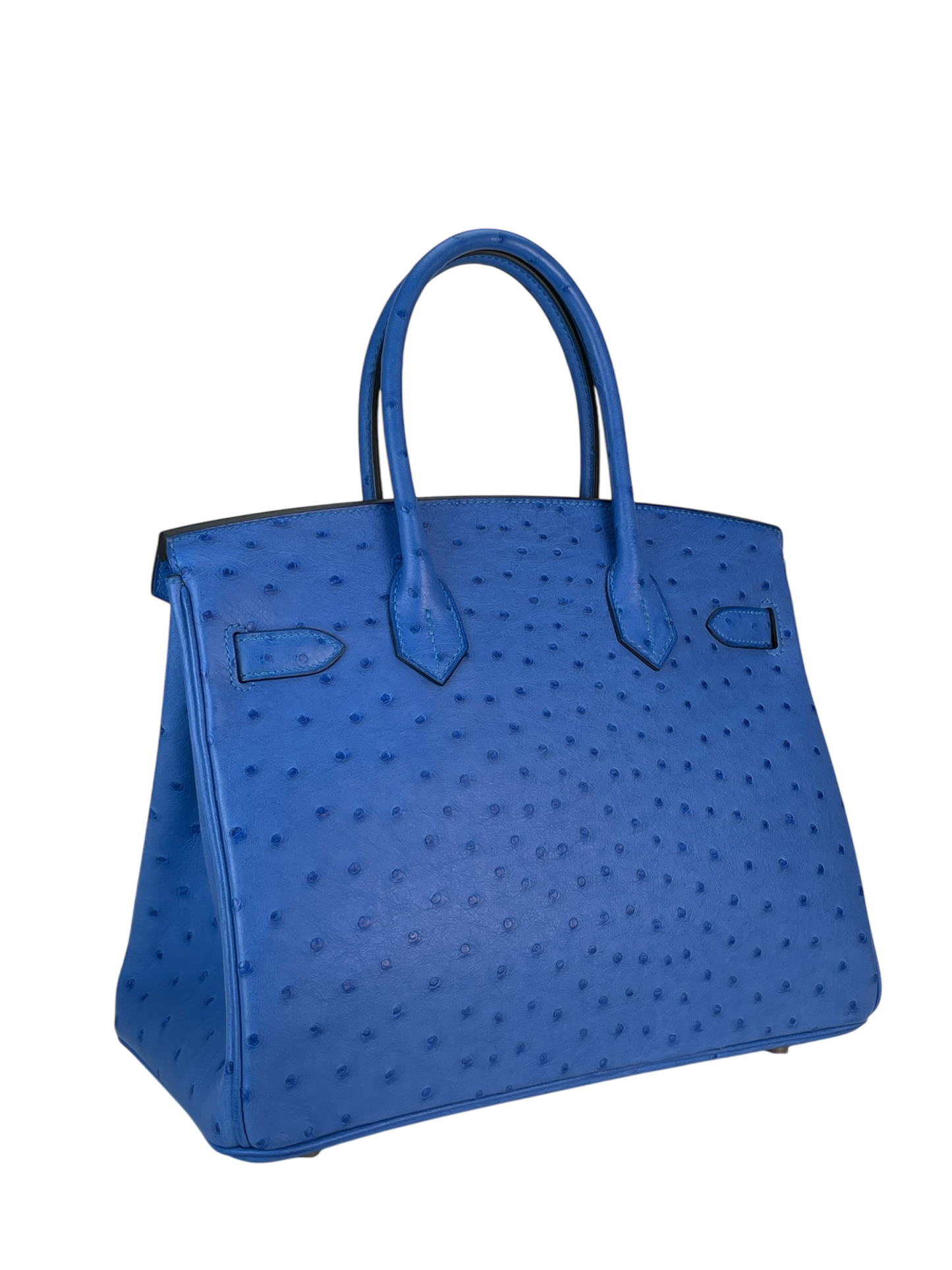 HERMES - Birkin 30 7Q My konos Ostrich leather Palladium Hardware