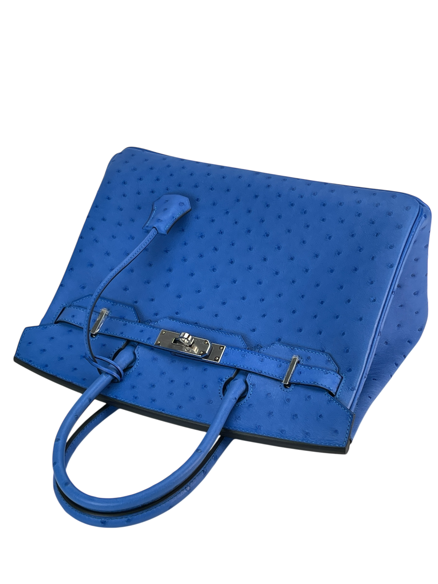 HERMES - Birkin 30 7Q My konos Ostrich leather Palladium Hardware