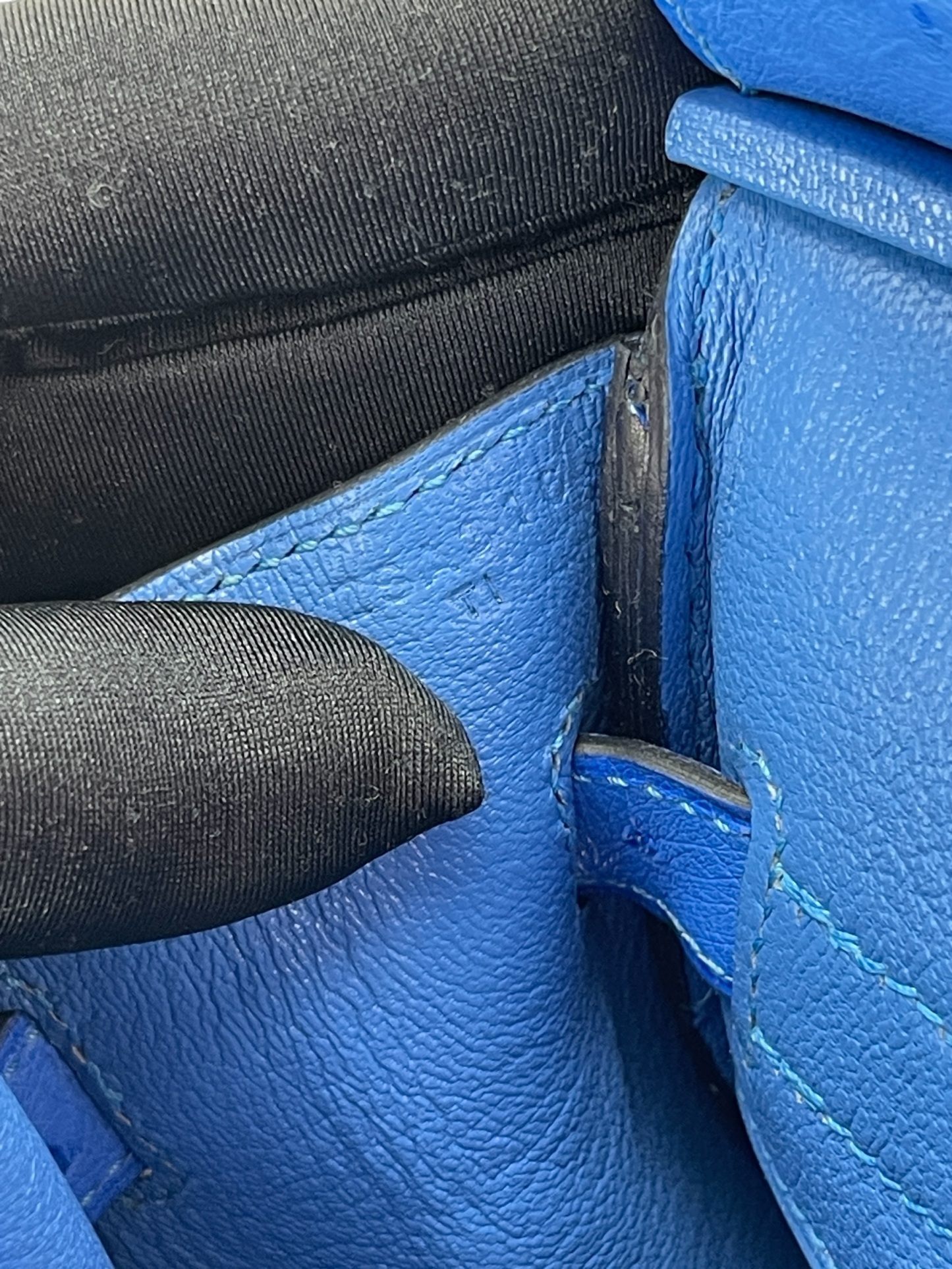HERMES - Birkin 30 7Q My konos Ostrich leather Palladium Hardware