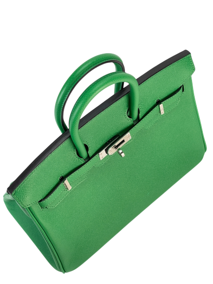 HERMES - Birkin 25 1K Bambou Epsom Sliver Hardware