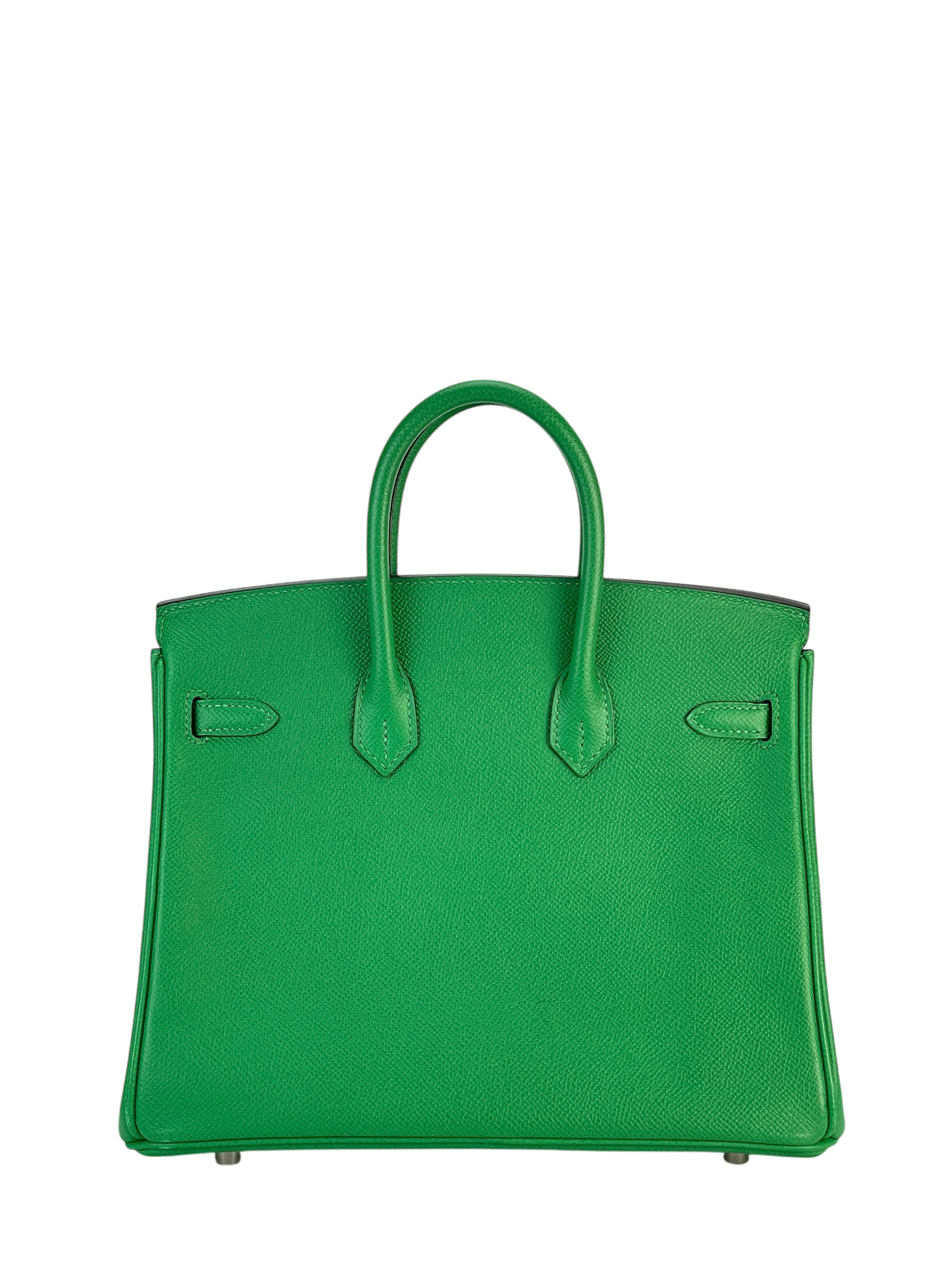 HERMES - Birkin 25 1K Bambou Epsom Sliver Hardware