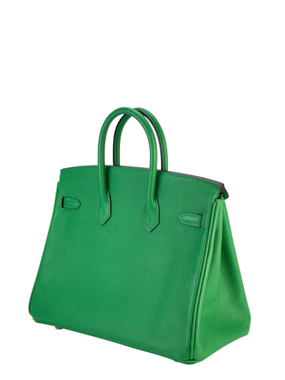 HERMES - Birkin 25 1K Bambou Epsom Sliver Hardware