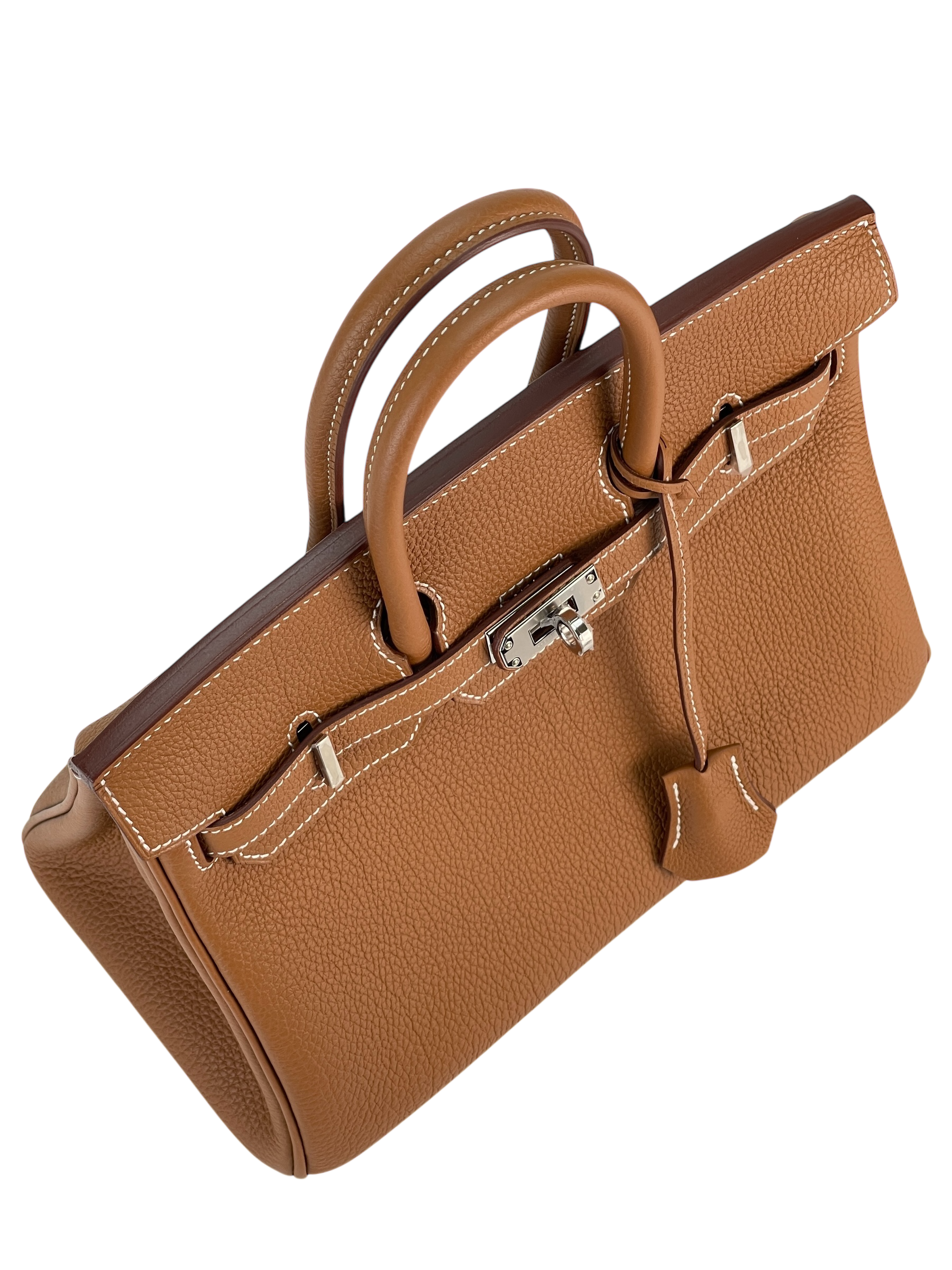 HERMES - Birkin 25 Gold Togo Palladium Hardware